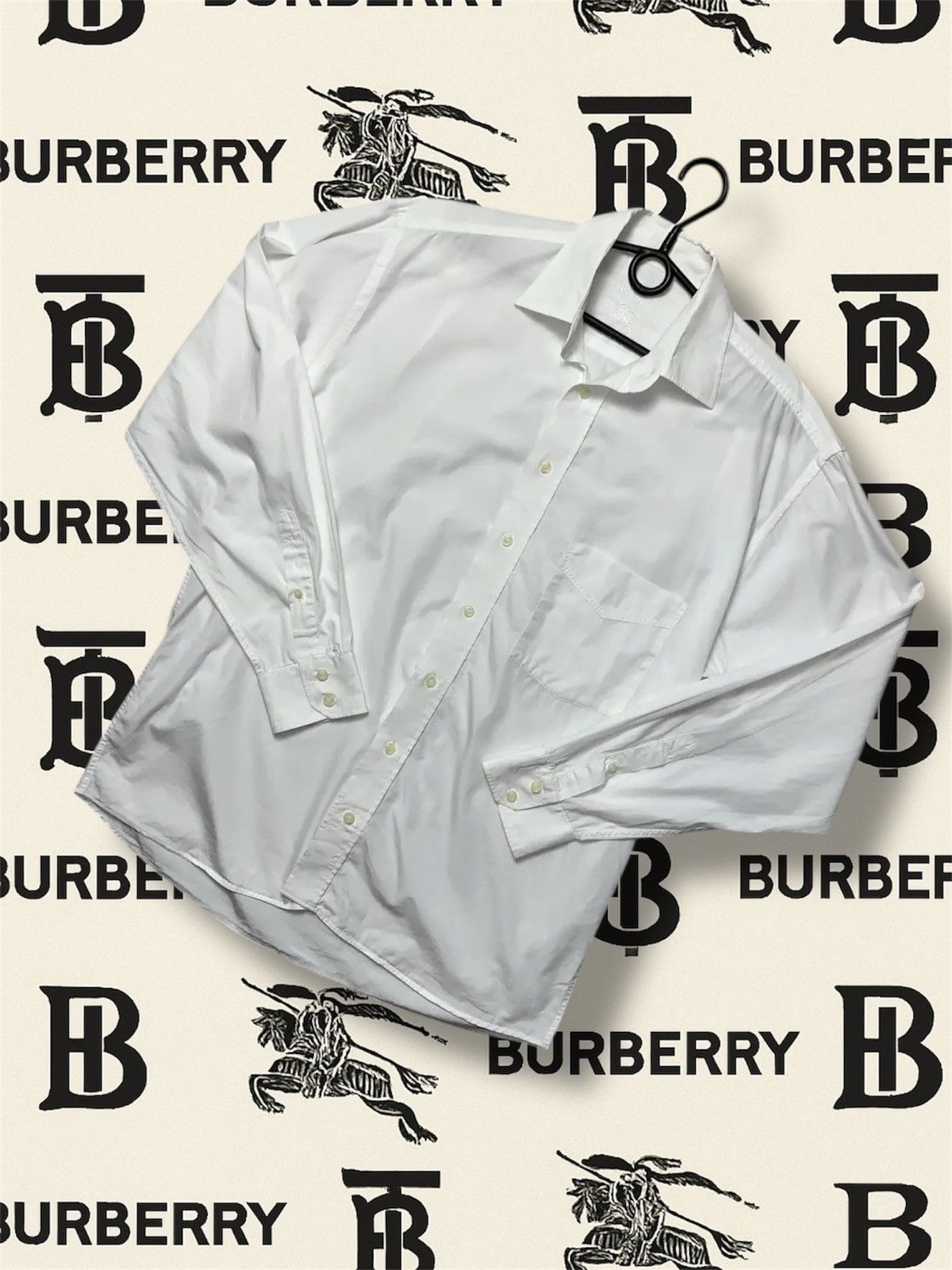 Burberry Vintage Burberry's shirt white size L rare Size US L / EU 52-54 / 3 - 1 Thumbnail