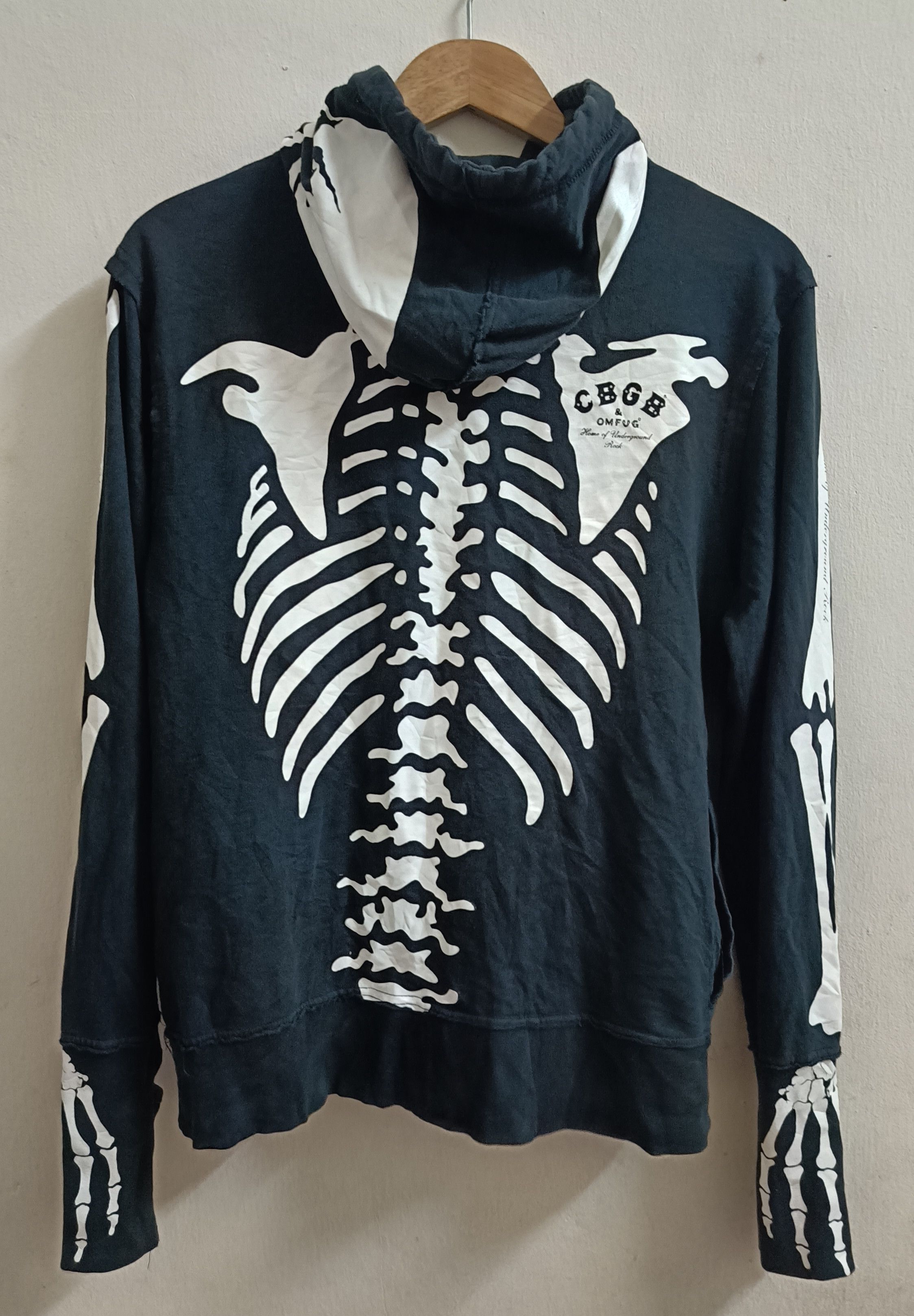 Affliction 🔥🔥 Rare Vintage Hoodie Skeletons CBGB Size US M / EU 48-50 / 2 - 2 Thumbnail