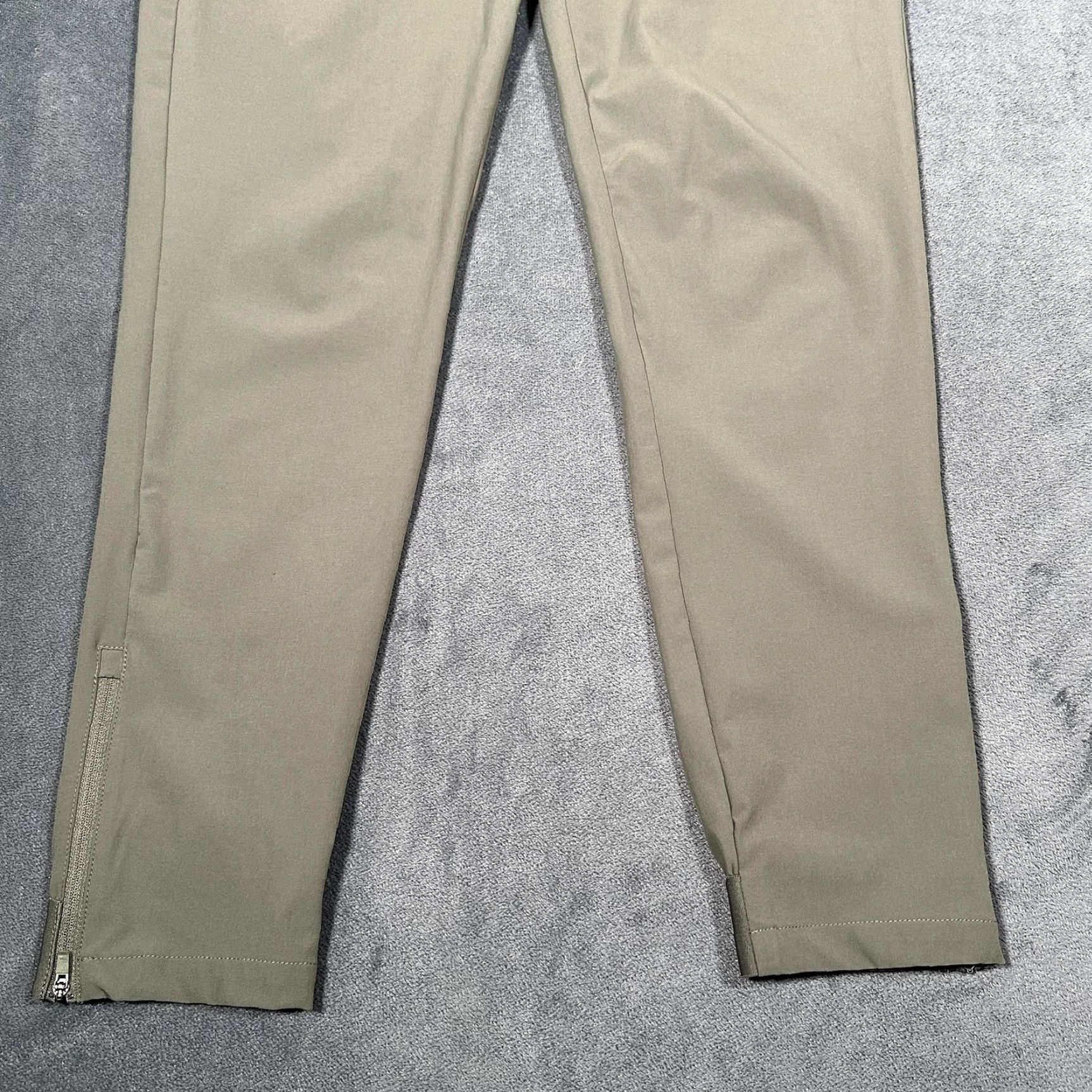 Olive Macade Golf Pants Mens 40R Olive Green Slim Fit Stretch Performance Zip Ankles Size US 40 / EU 56 - 3 Thumbnail