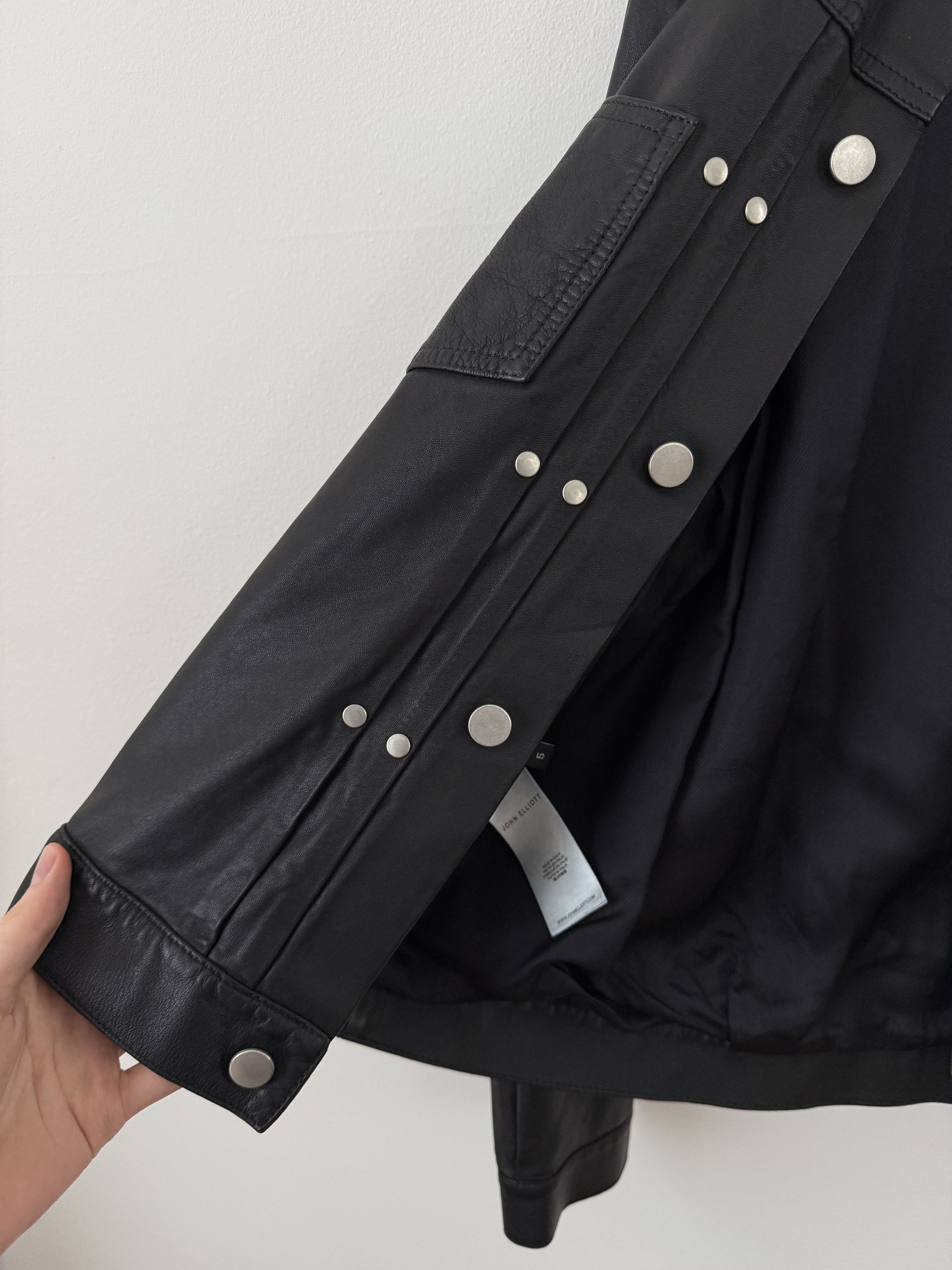 John Elliott Type II Leather Thumper Jacket Size US XXL / EU 58 / 5 - 8 Thumbnail