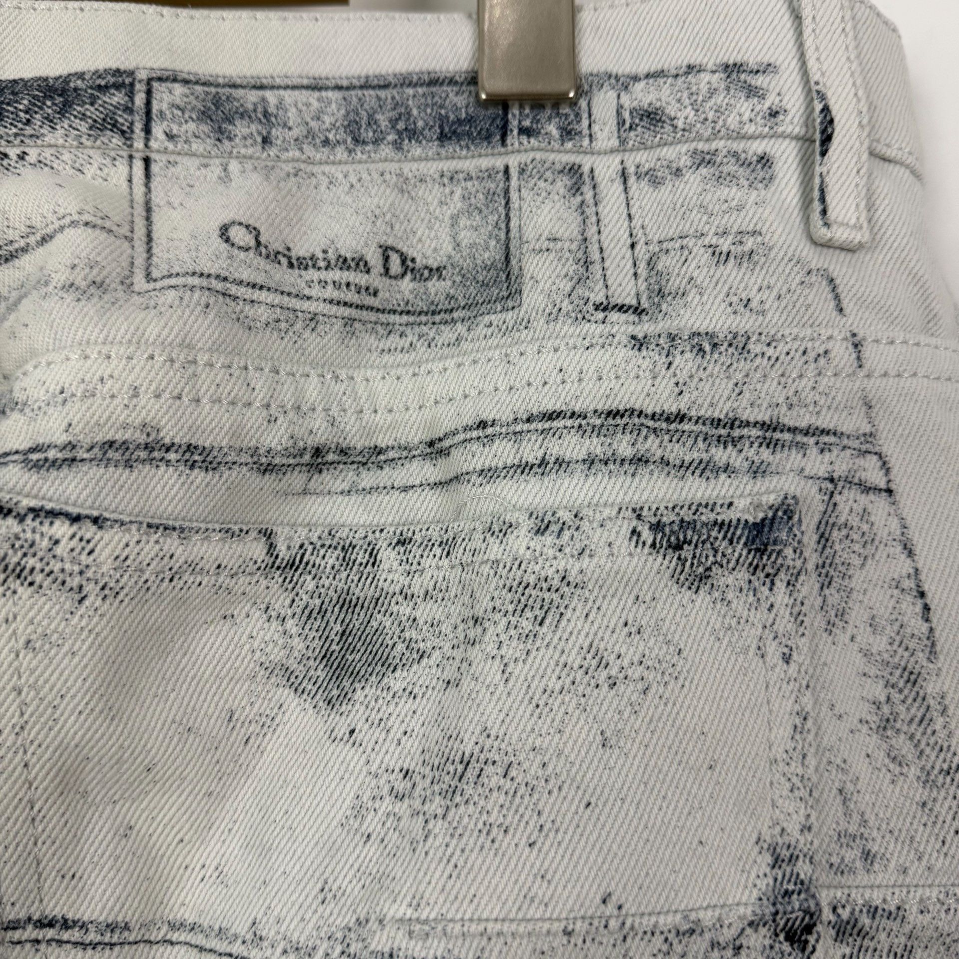 Dior DIOR Men's Cargo Print Flared Jeans Size US 33 - 3 Thumbnail
