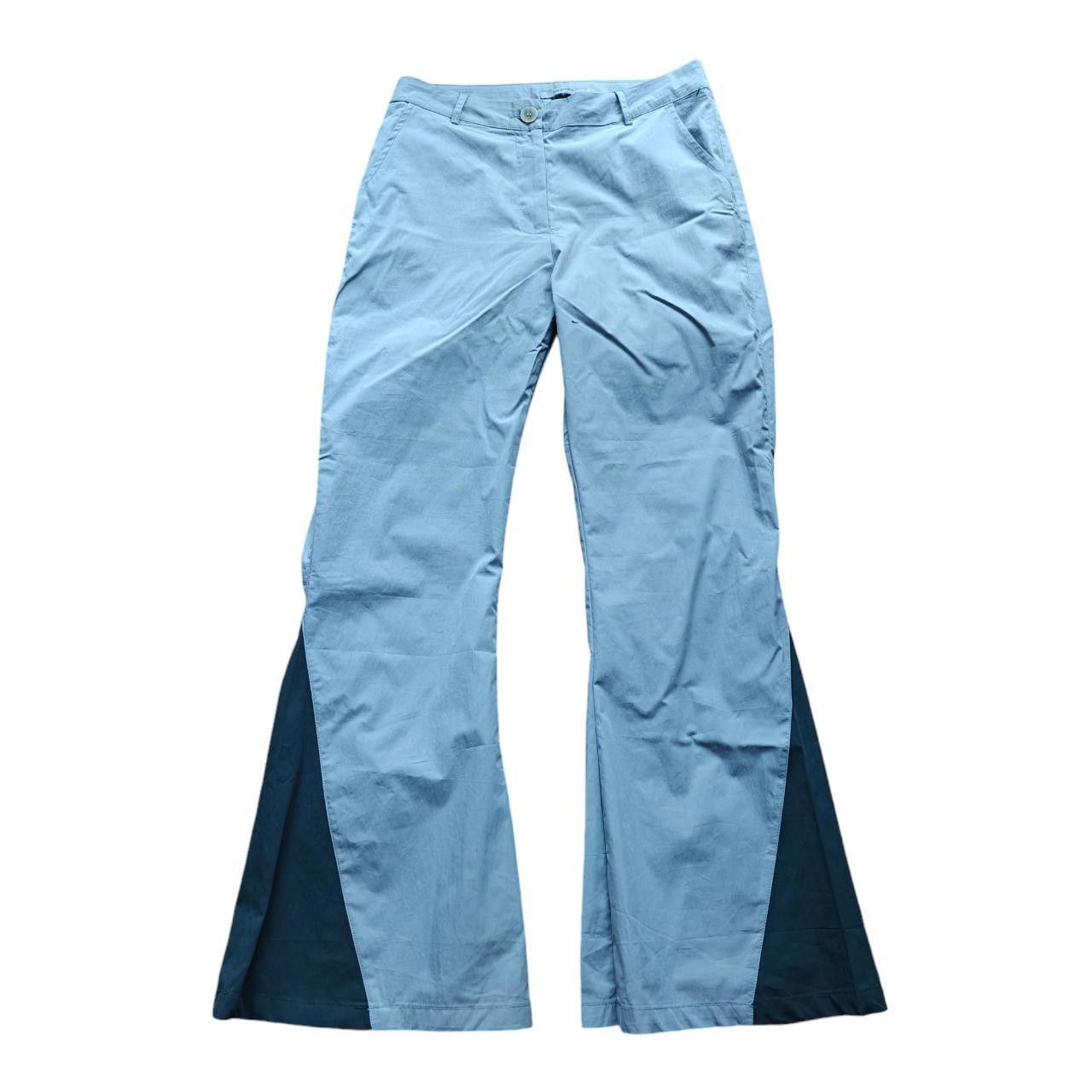 Other Grey Panelled Flared Trousers Size 27" / US 4 / IT 40 - 1 Thumbnail