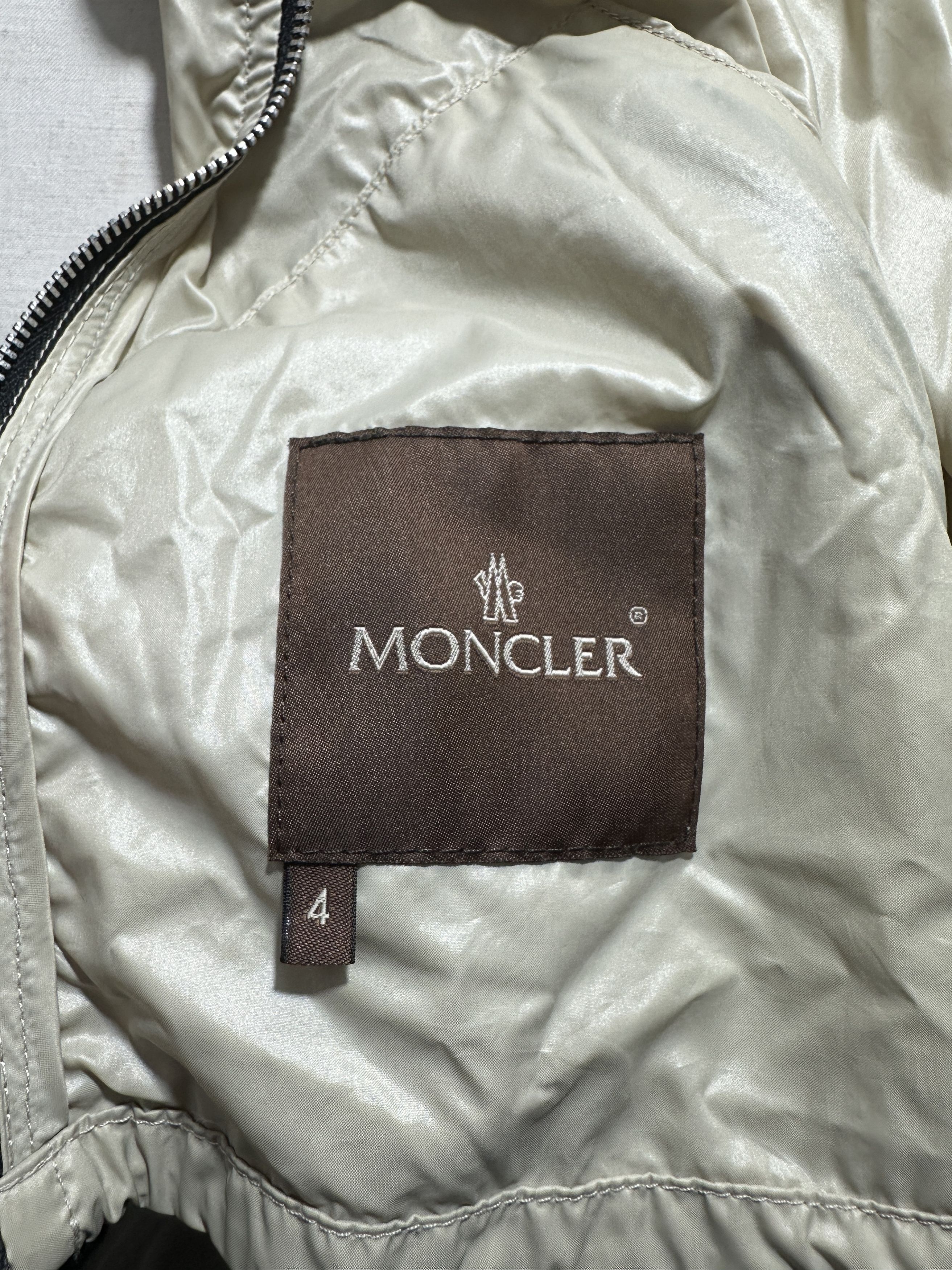 Moncler Moncler Lightweight Nylon Vest Beige Technical Gilet Size 4 Size S / US 4 / IT 40 - 4 Thumbnail
