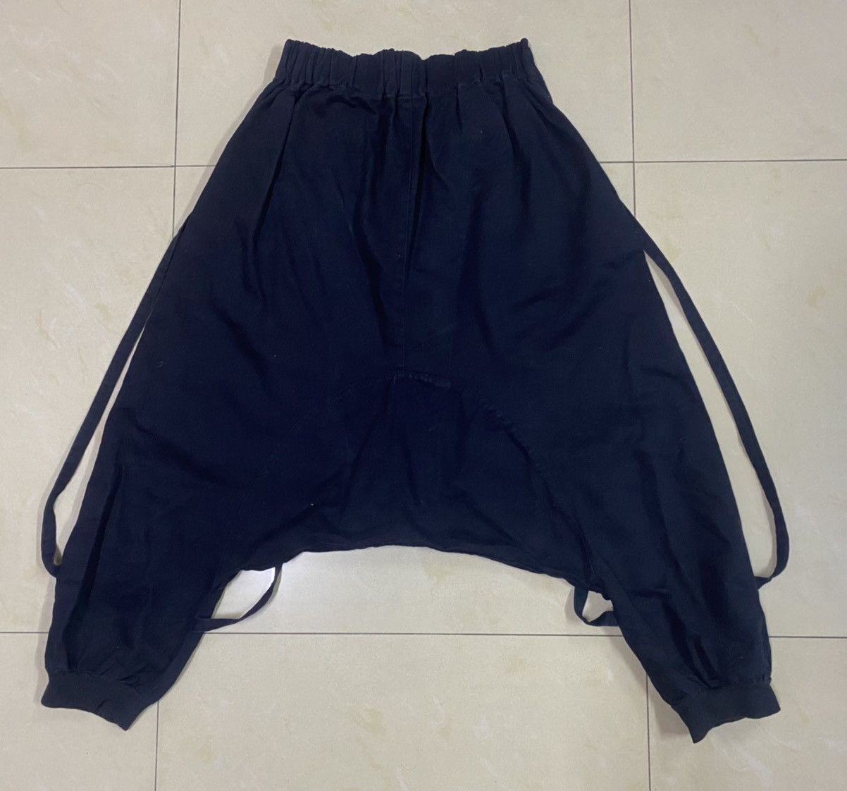 Japanese Brand Yohji Yamamoto Style Balloon Dropped Crotch Pants Size 28-32 Size US 32 / EU 48 - 2 Thumbnail