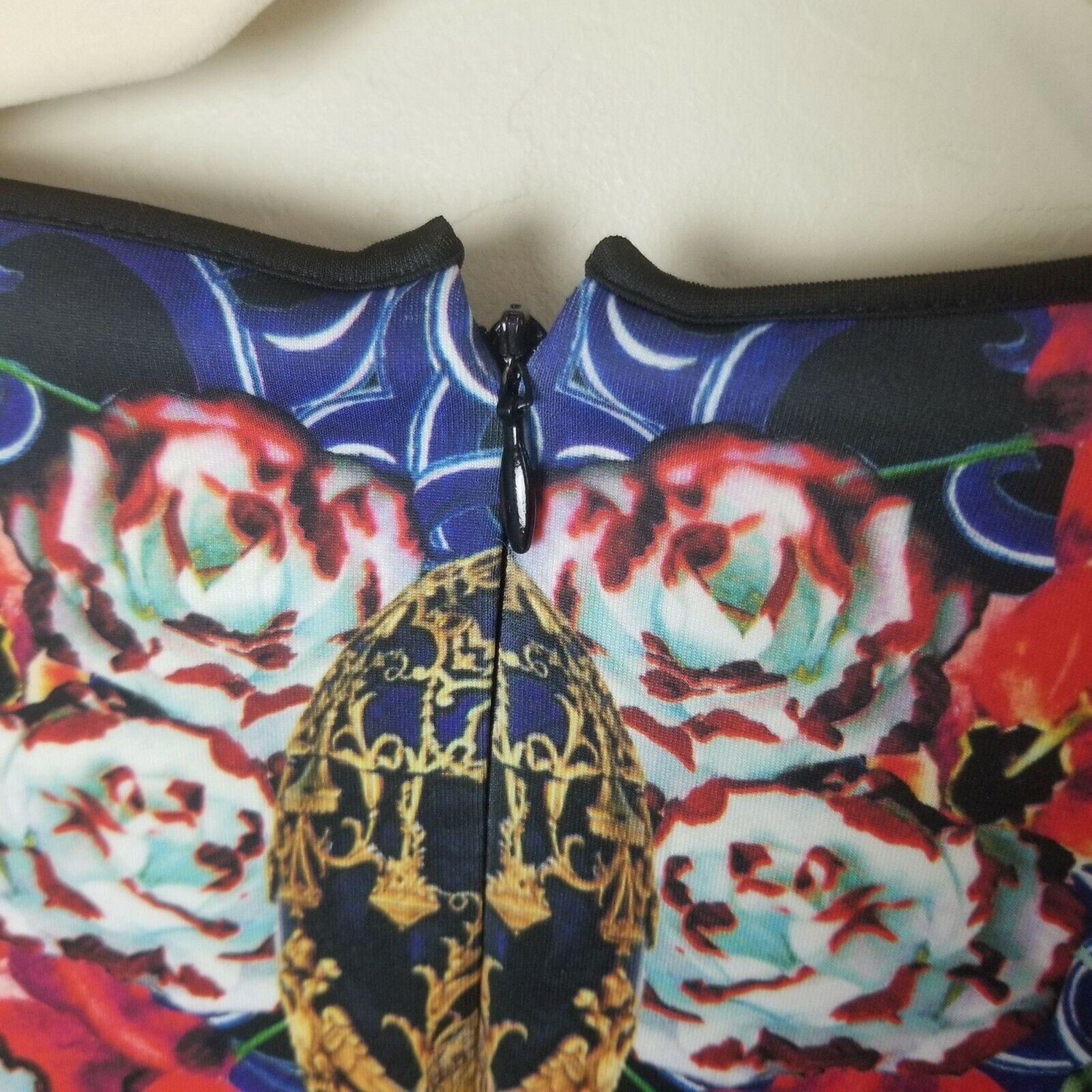 Clover Canyon Clover Canyon Dress Royal Egg Art To Wear Mini Dress Artsy S Size S / US 4 / IT 40 - 9 Thumbnail