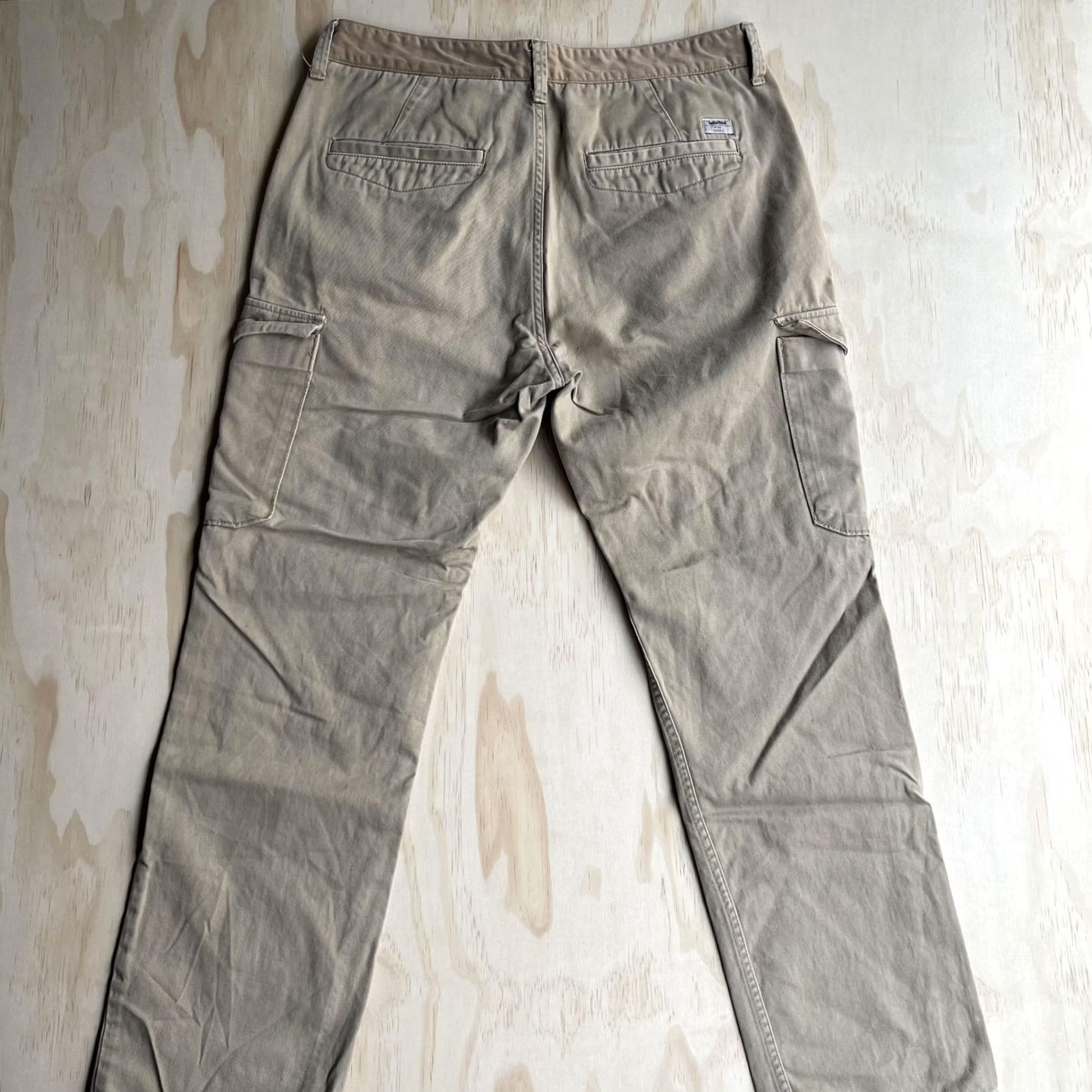 Timberland Timberland Cargo Pants Mens 34x30 Beige Straight Leg Casual Workwear Twill Size US 34 / EU 50 - 6 Thumbnail
