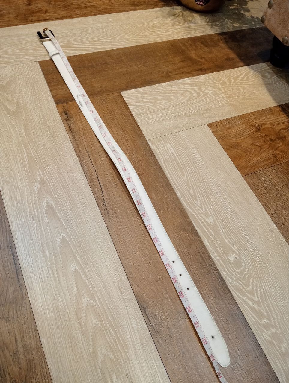 Gucci LUXURY GUCCI WHITE LEATHER BELT Size ONE SIZE - 8 Thumbnail