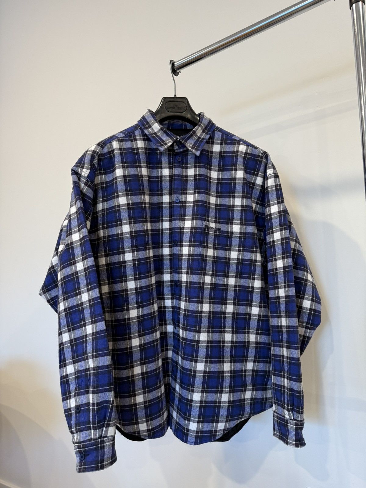 Oversize Padded Flannel Overshirt