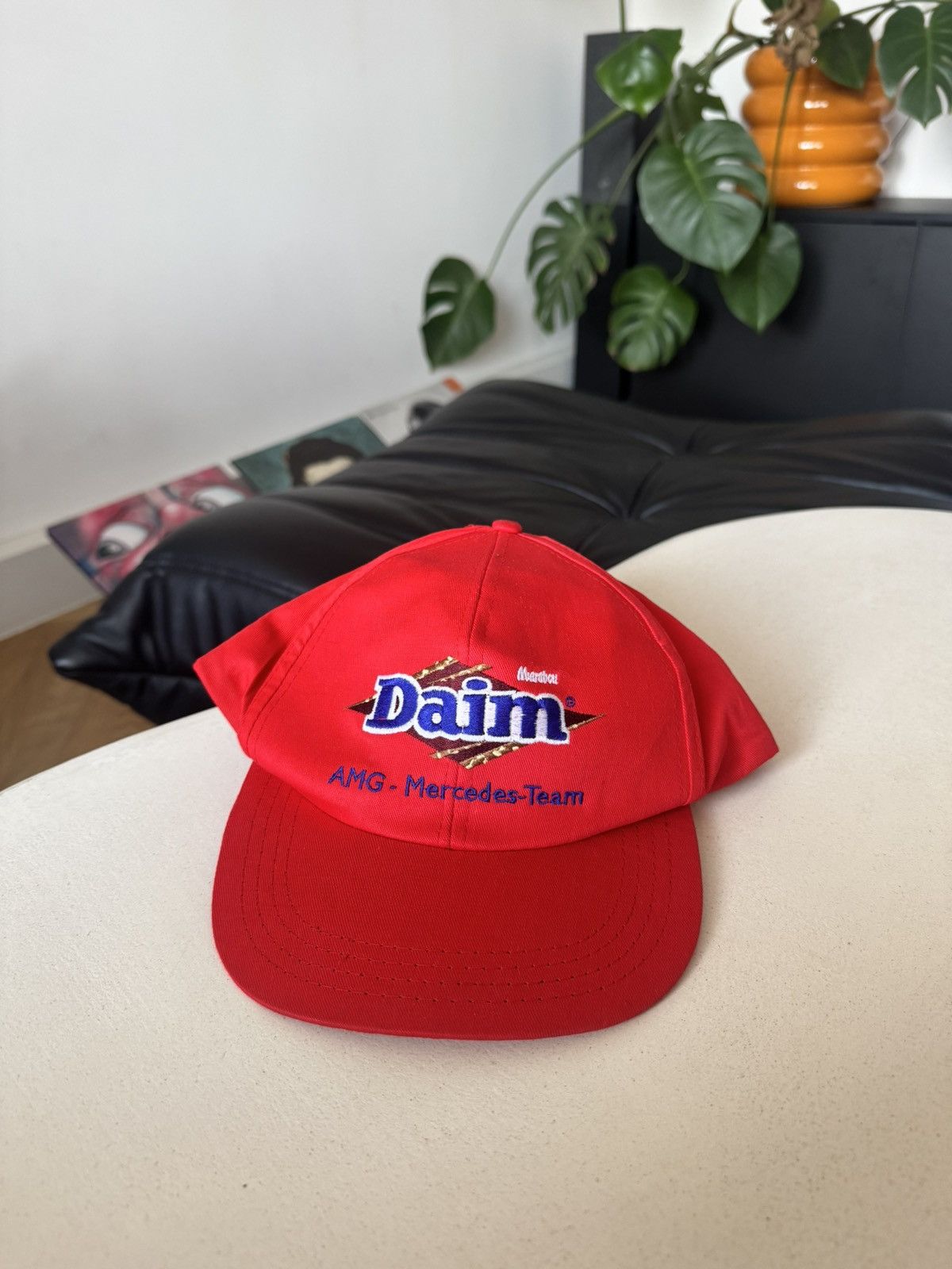 Vintage Daim x Amg Mercedes Vintage 90s One Size Hat Cap Chocolate Size ONE SIZE - 2 Thumbnail