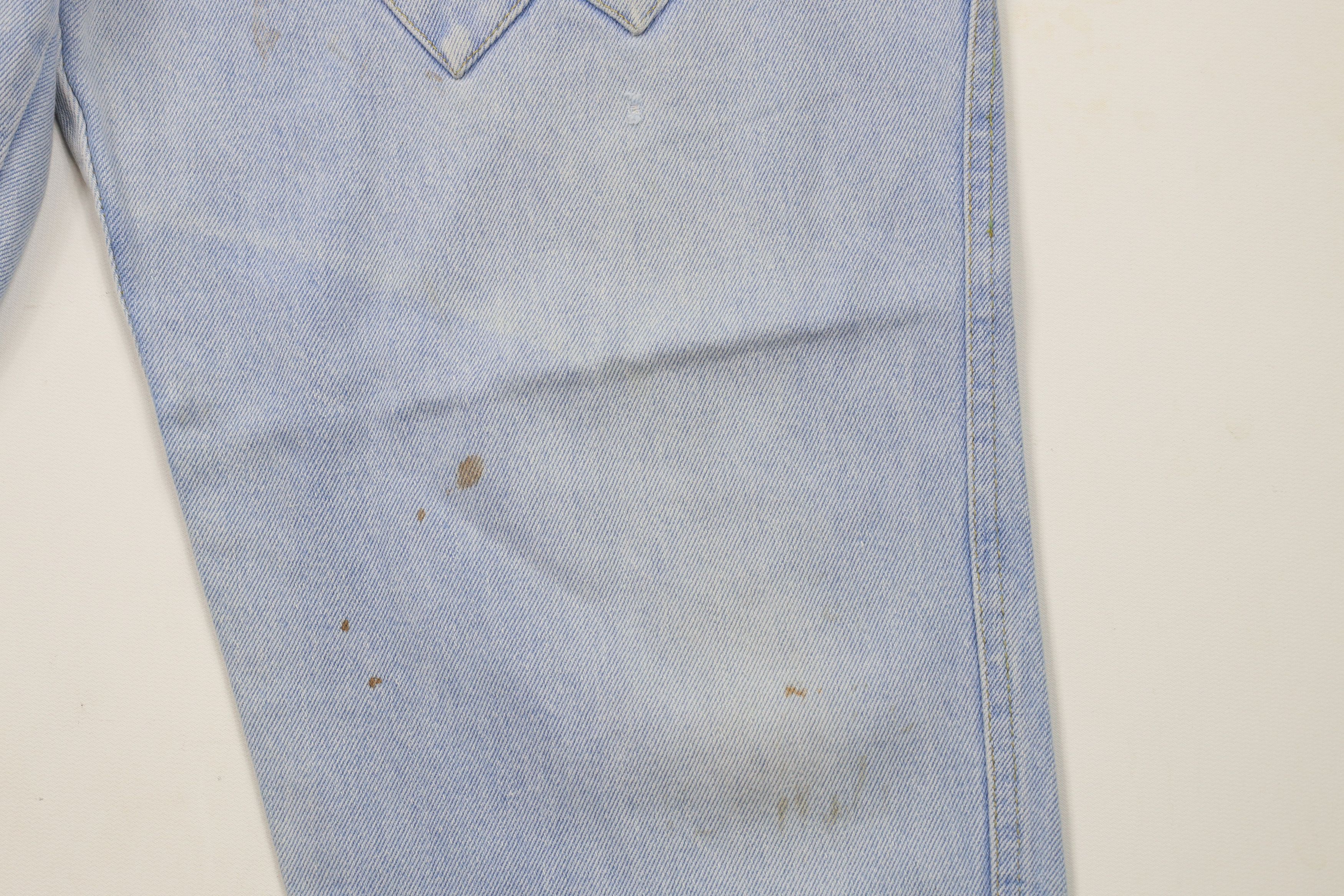 Vintage Vintage 80s 90s Streetwear Diamond Patch Cuffed Denim Jeans Size 30" / US 8 / IT 44 - 6 Thumbnail