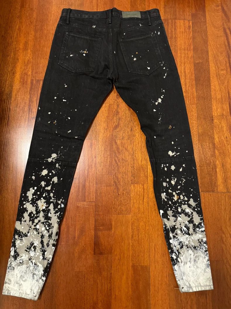 Fear of God Fear of God Splashed black jeans Size US 33 - 2 Thumbnail