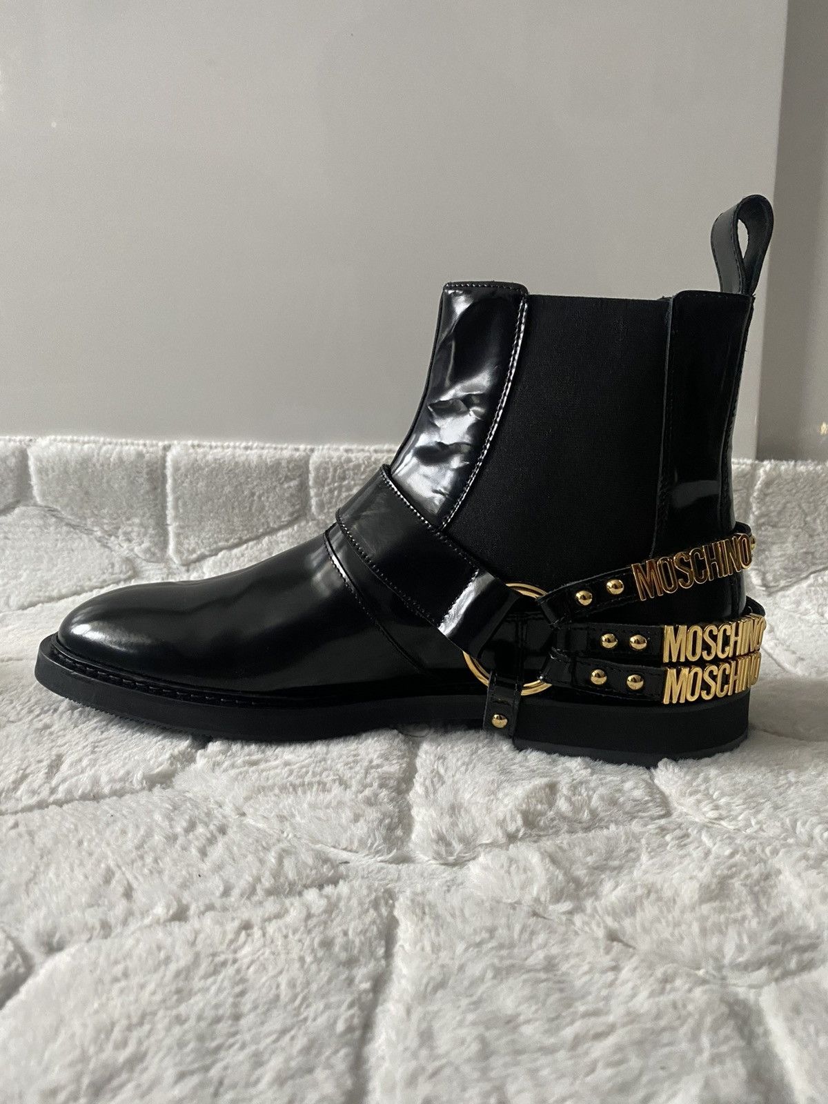 Moschino Moschino Men’s Chelsea Boots Size US 11 / EU 44 - 2 Thumbnail