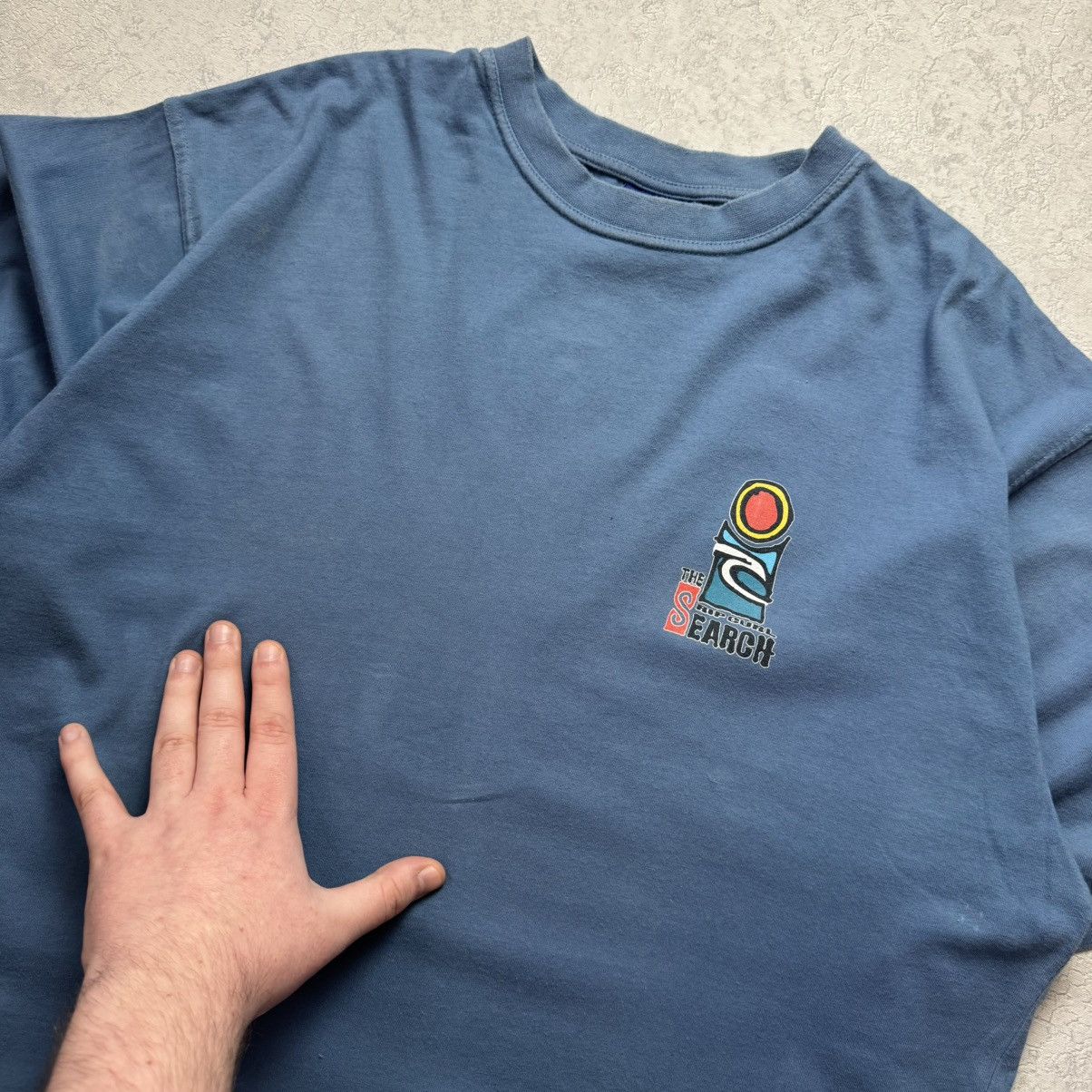 Rip Curl Vintage 90s Rip Curl The Search Surf T-Shirt Size US L / EU 52-54 / 3 - 8 Thumbnail