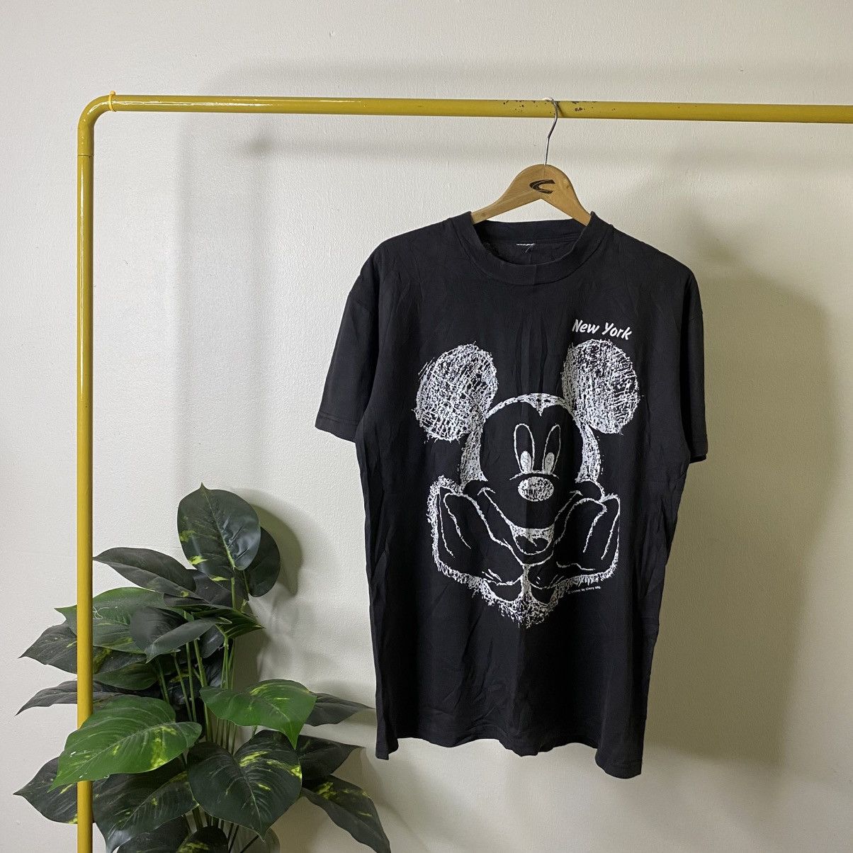 Mickey Mouse 1990s Disney Mickey Mouse New York by Sherry MFG T Shirt Size US L / EU 52-54 / 3 - 1 Thumbnail