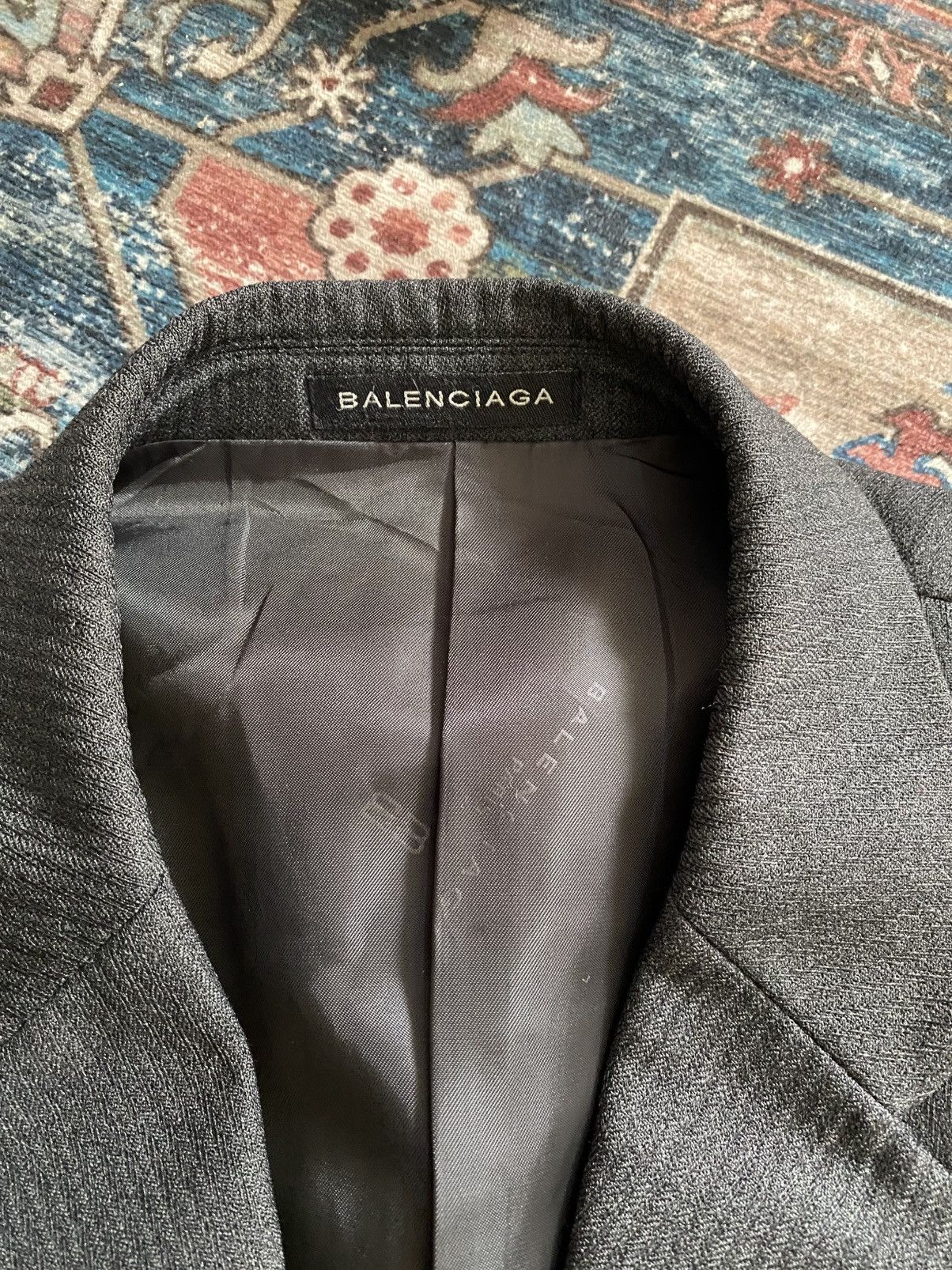 Balenciaga × Vintage Vintage Balenciaga Suit Size 46S - 2 Thumbnail