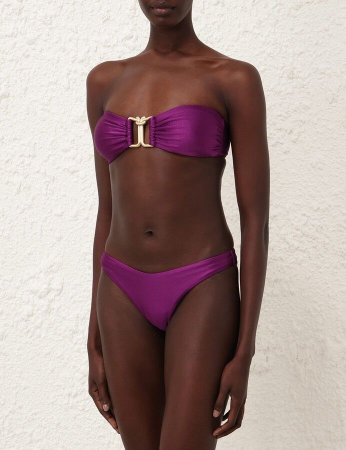 Zimmermann oc11z0525 Size : S / Lightburst Knot Trim Bikini Set Purple Size ONE SIZE - 2 Thumbnail
