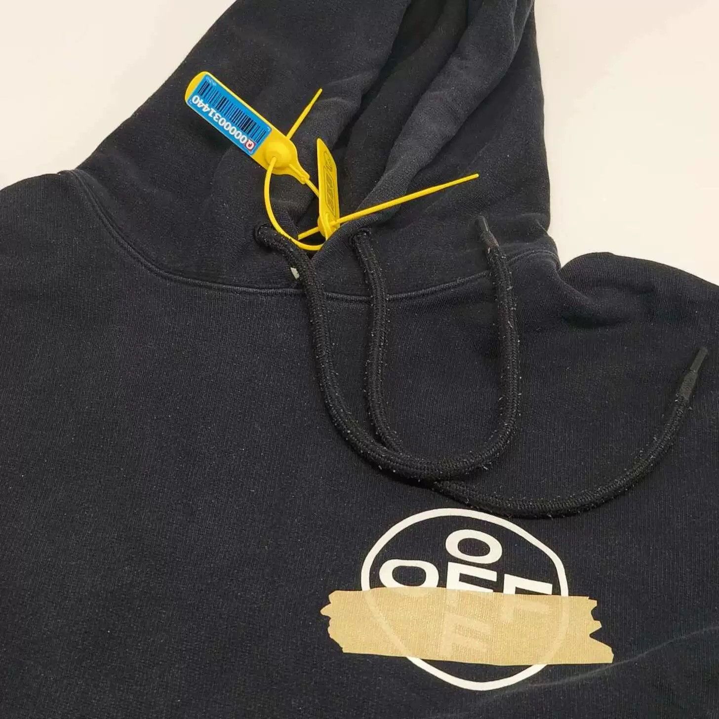 Off-White Off-White yellow rubber arrow print hoodie Size US S / EU 44-46 / 1 - 8 Thumbnail