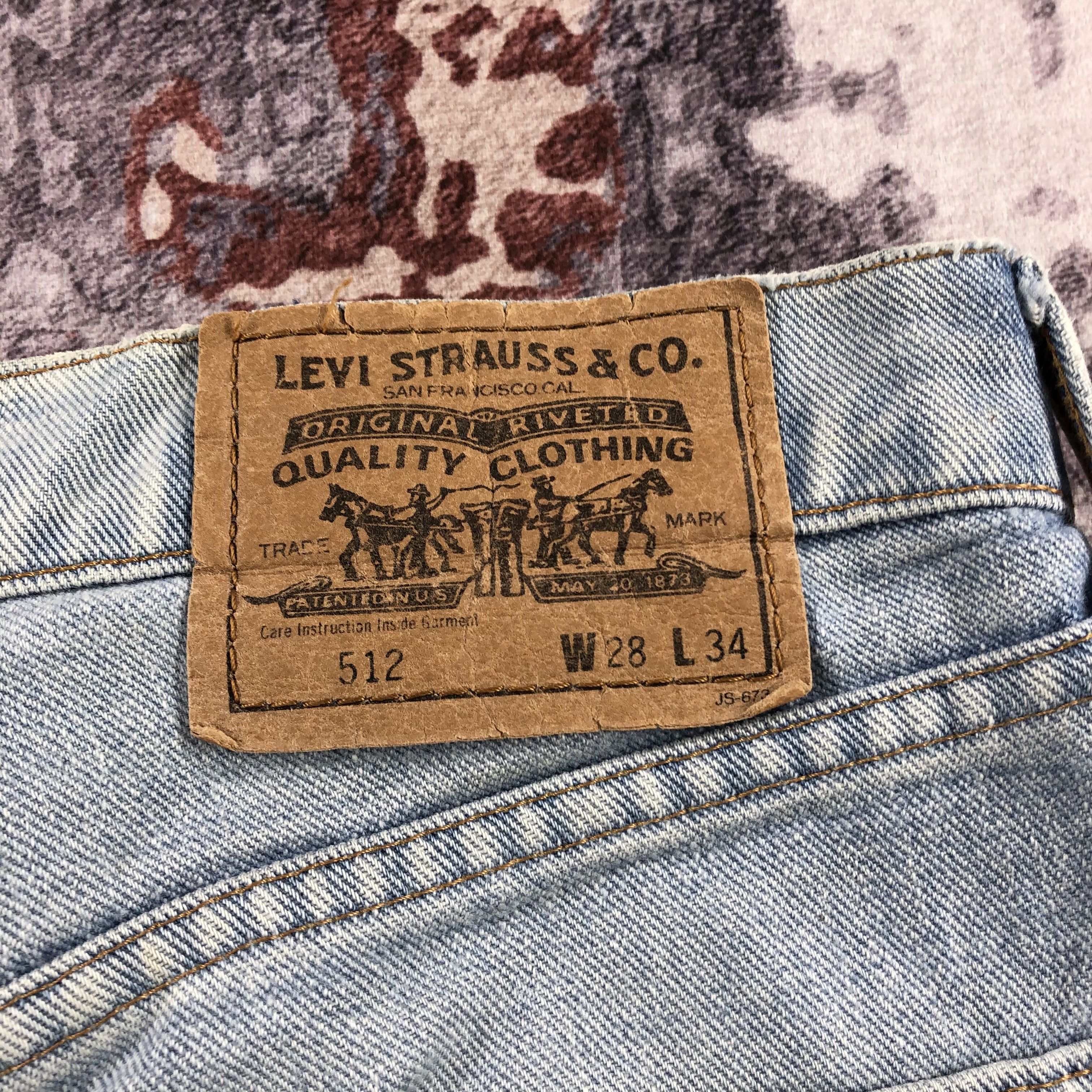 Levi's × Vintage Vintage 90s Light Wash Levis 512 Jeans-JM2175 Size US 29 - 7 Thumbnail