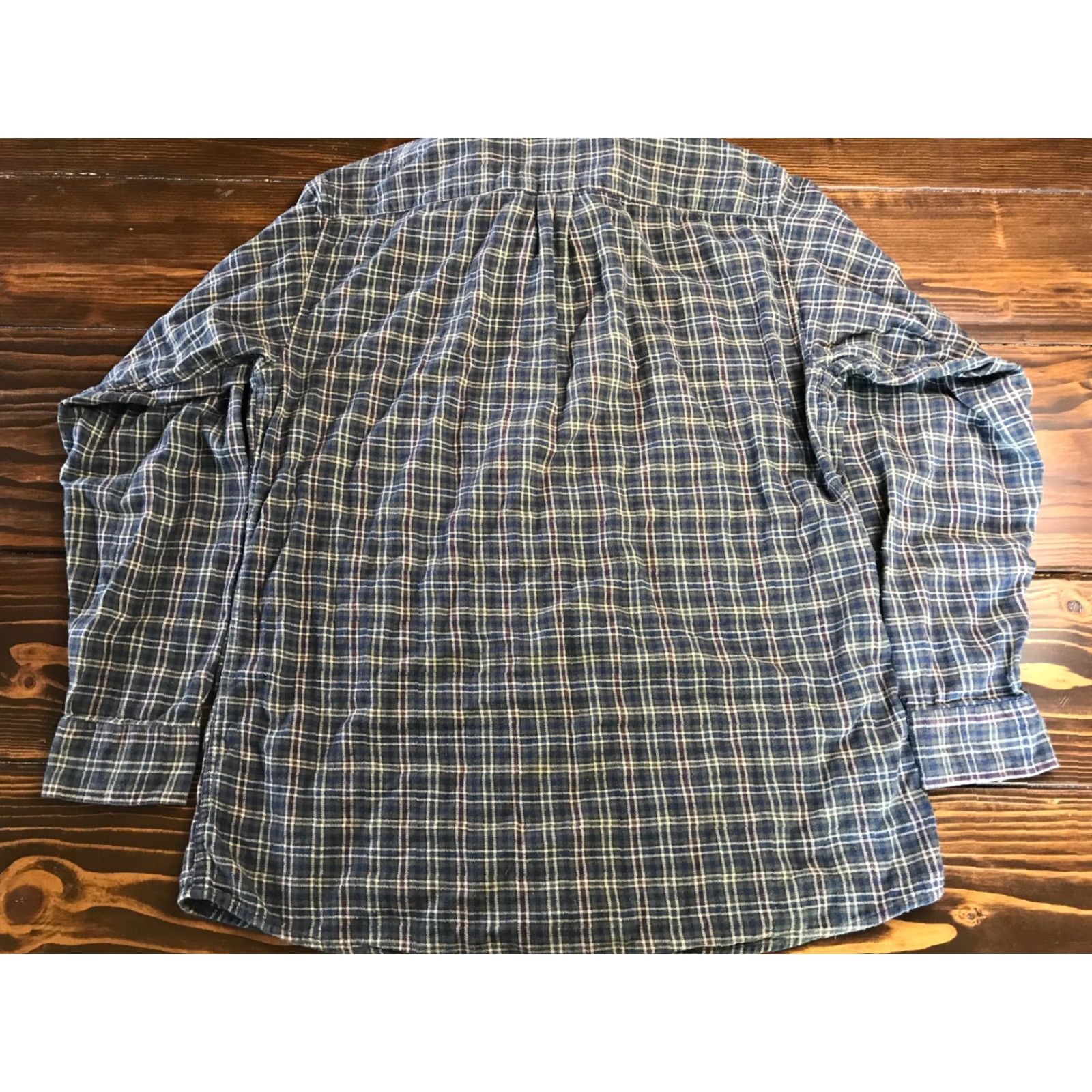 Area Bay Area Traders Shirt Men's TL/Tall Long Sleeve Plaid Flannel Green Blue Red Button-Up Pocketed Size US L / EU 52-54 / 3 - 2 Thumbnail