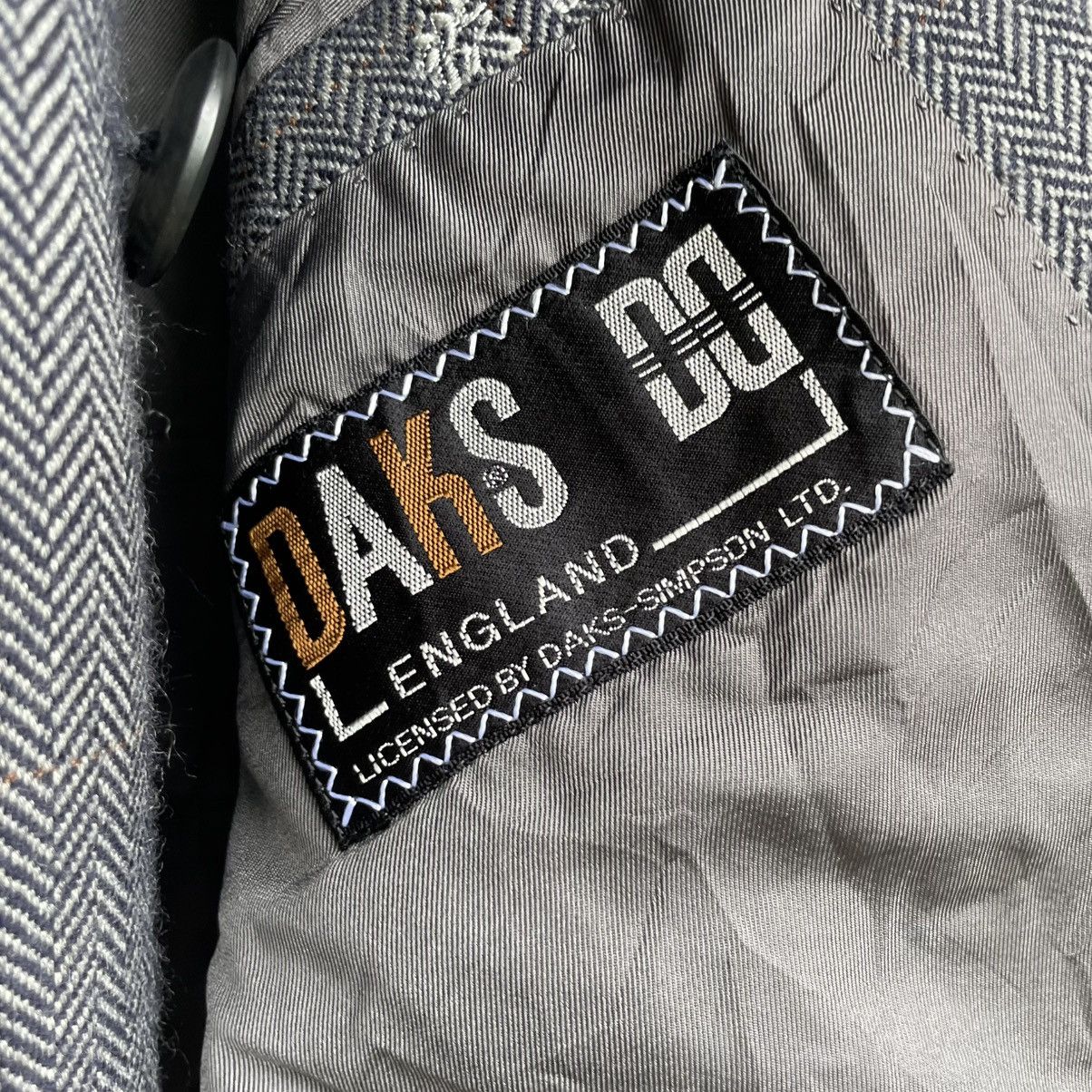 DAKS × Vintage 💥Vintage Daks London Long Coat Herringbone Made In England Size US M / EU 48-50 / 2 - 5 Thumbnail