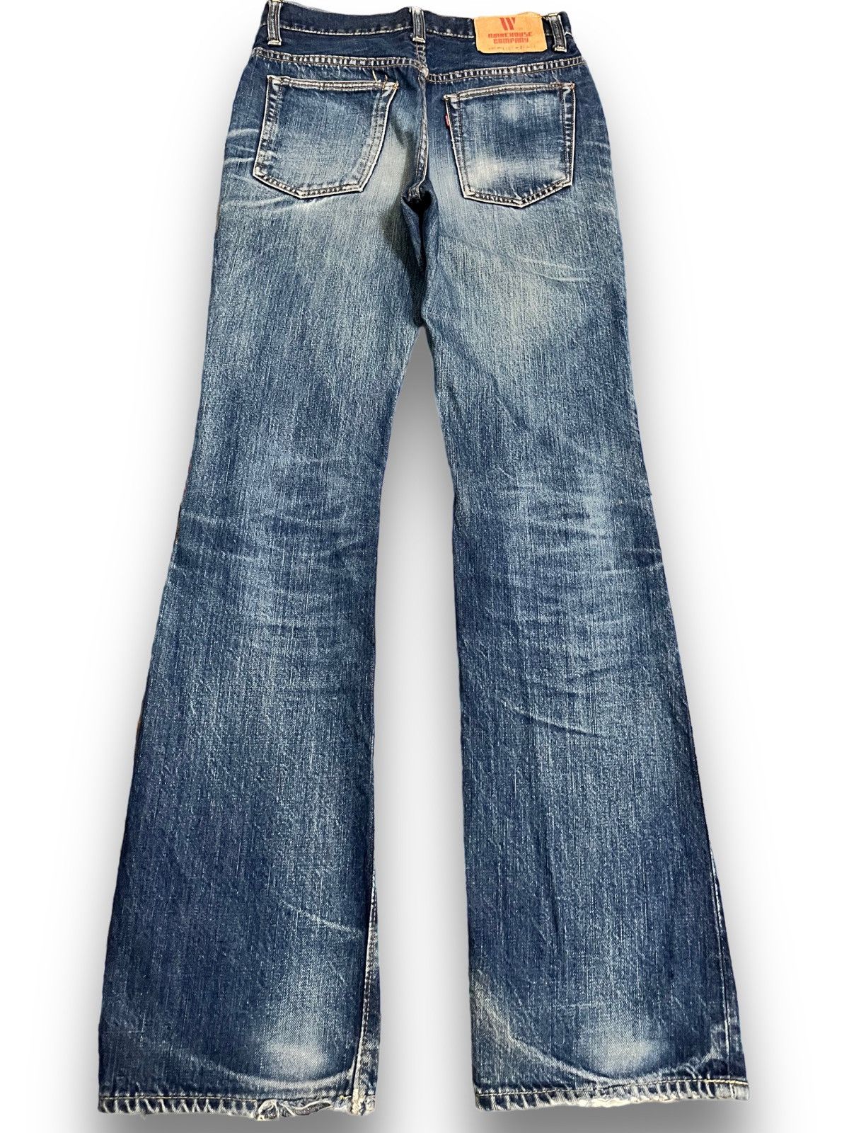 POST ARCHIVE FACTION (PAF) × Warehouse & Co. Vintage Warehouse&Co Flare Denim Size US 27 - 8 Thumbnail