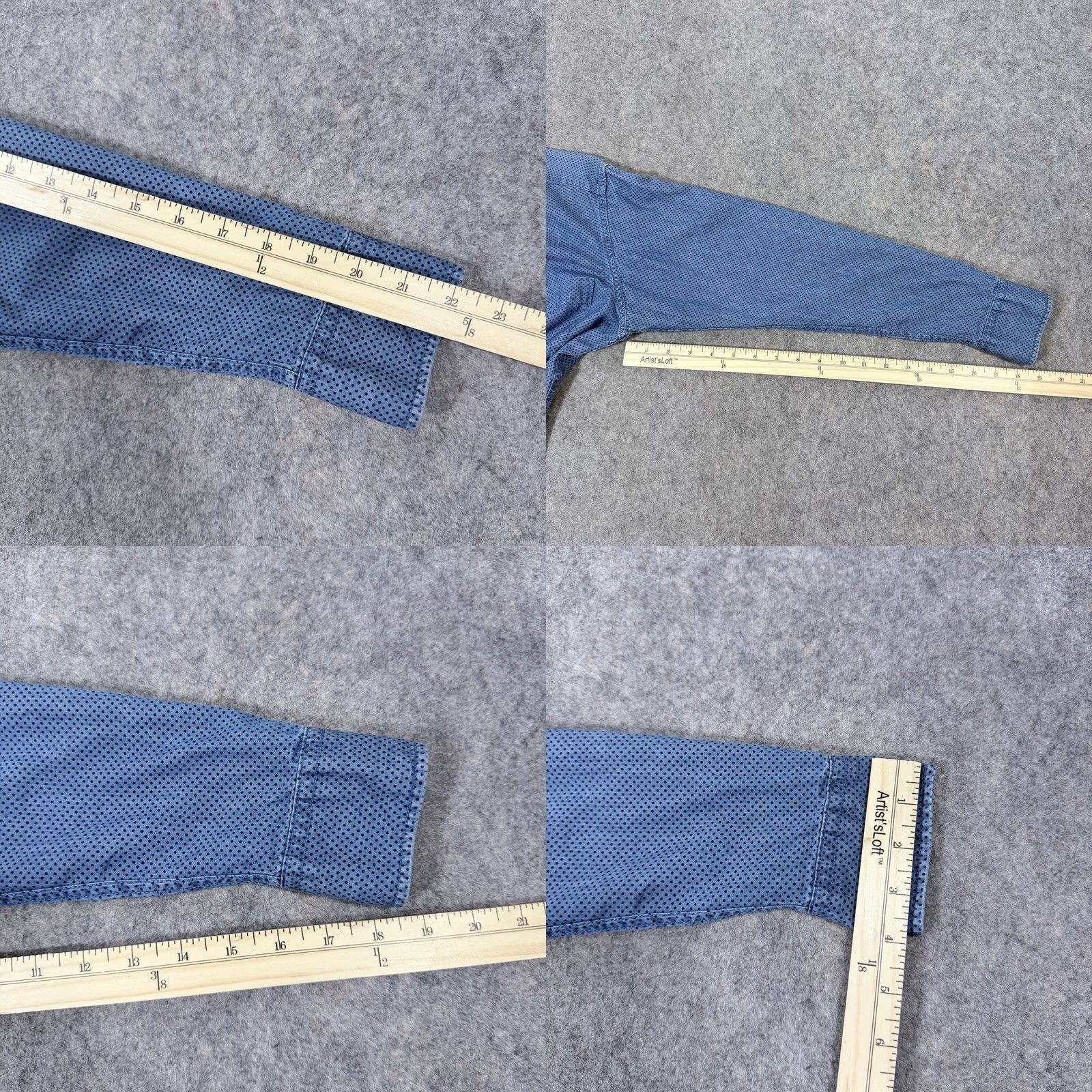 Uniqlo Uniqlo Men's Button-Down Shirt Long Sleeve Casual Blue Size XS Pocket Collar Fit Size US XS / EU 42 / 0 - 10 Thumbnail
