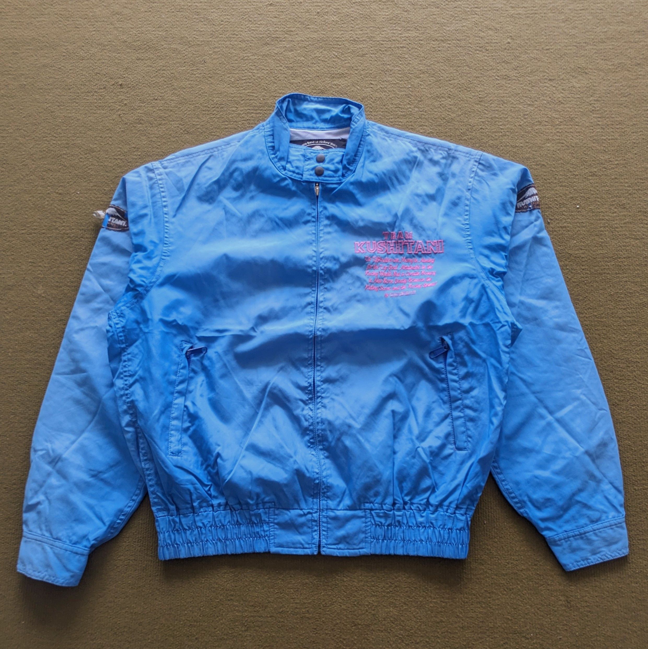 Other Vintage TEAM KUSHITANI Motorsports Racing Jacket Size US L / EU 52-54 / 3 - 1 Thumbnail