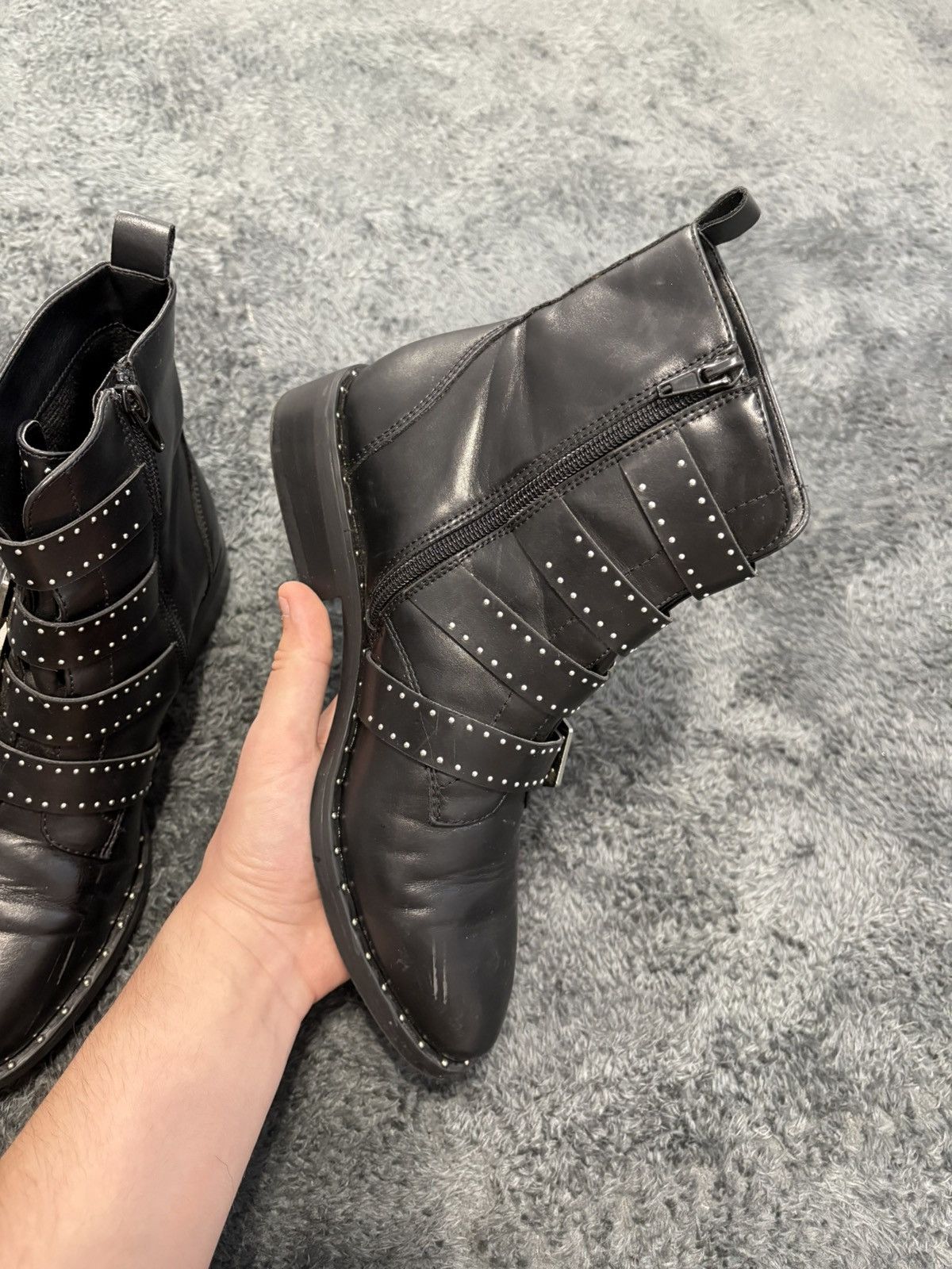 Hedi Slimane Hedi Slimane Dior Style Boots with Straps Saint Laurent Size US 9 / IT 39 - 6 Thumbnail