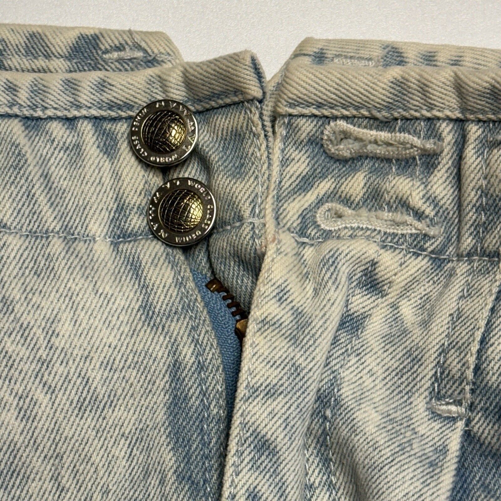 Vintage Vintage Lawman Western Jeans Womens 7 Light Stone Wash Denim Size 24" / US 00 / IT 34 - 4 Thumbnail