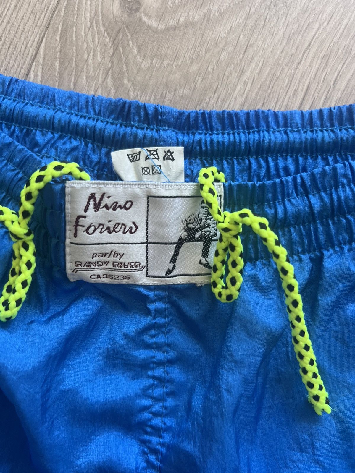 Vintage Vintage 1992 Nino Riviera Sailing Swim Trunks Shirts 90s Size US 34 / EU 50 - 7 Thumbnail