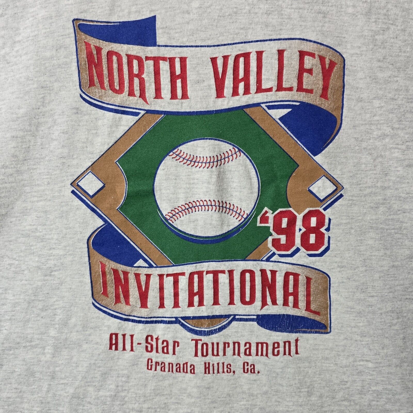 Gildan Vintage North Valley Baseball All-Star Invitational Shirt XL Size US XL / EU 56 / 4 - 3 Thumbnail