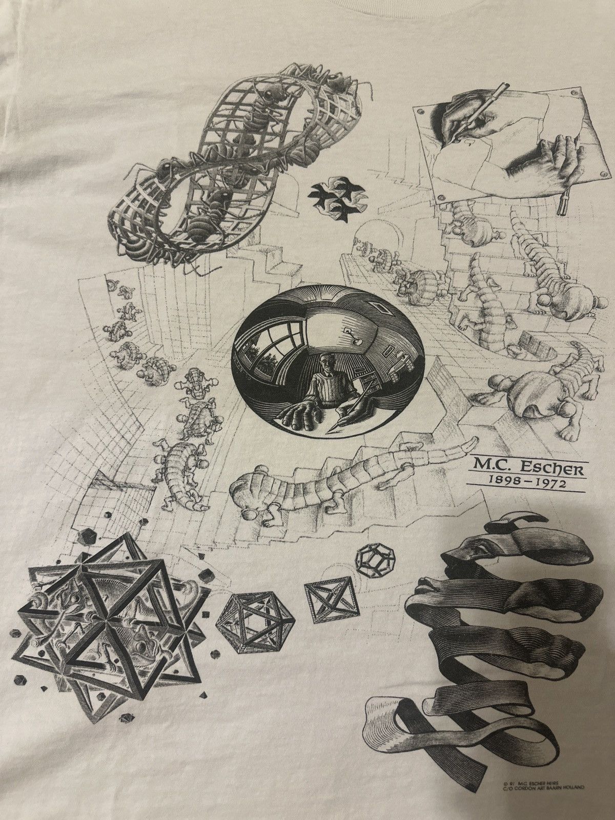 Vintage Vintage MC Escher Size US XL / EU 56 / 4 - 1 Thumbnail