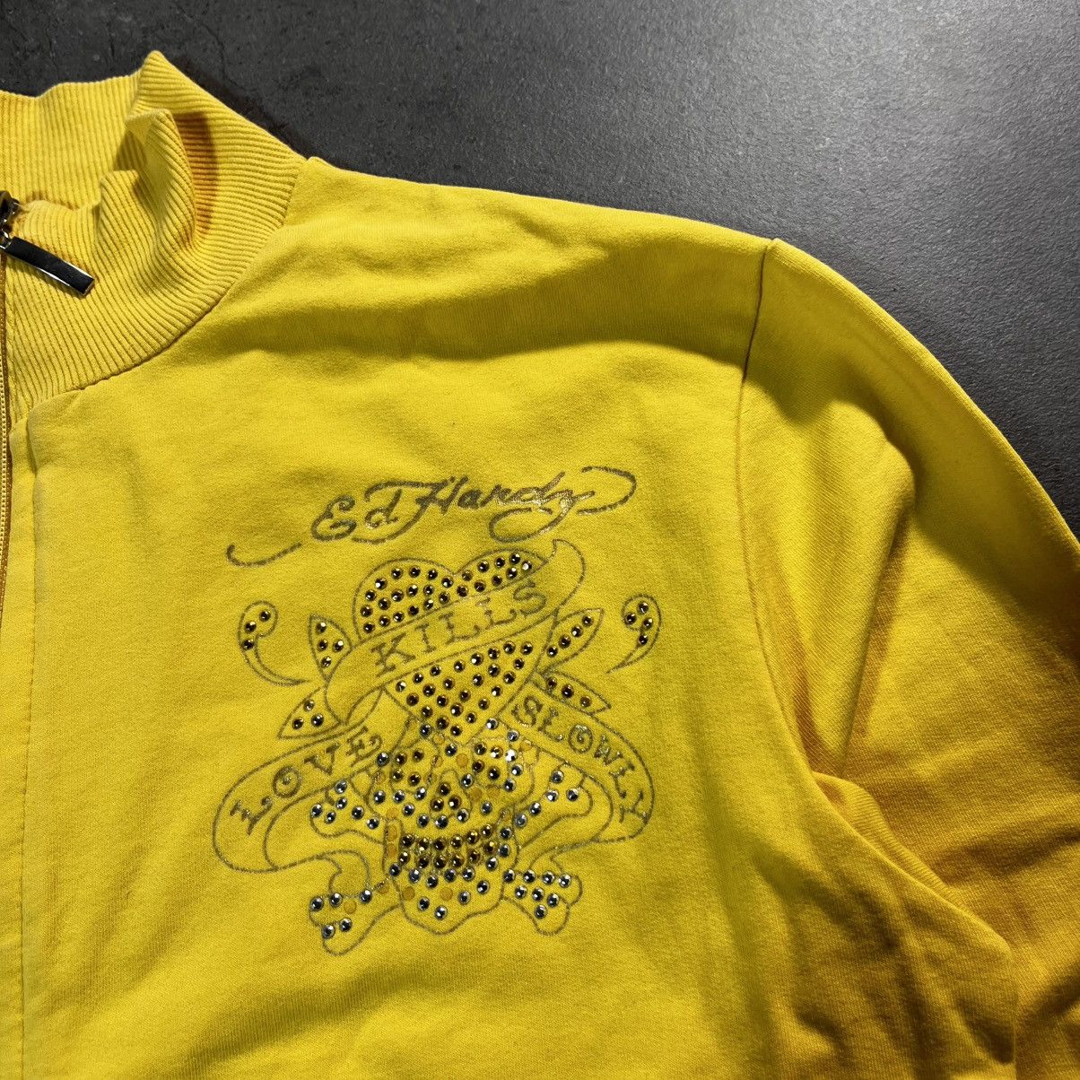Ed Hardy Vintage Y2K Ed Hardy Swag Zip Sweatshirt Big Logo Skull Size US S / EU 44-46 / 1 - 7 Thumbnail