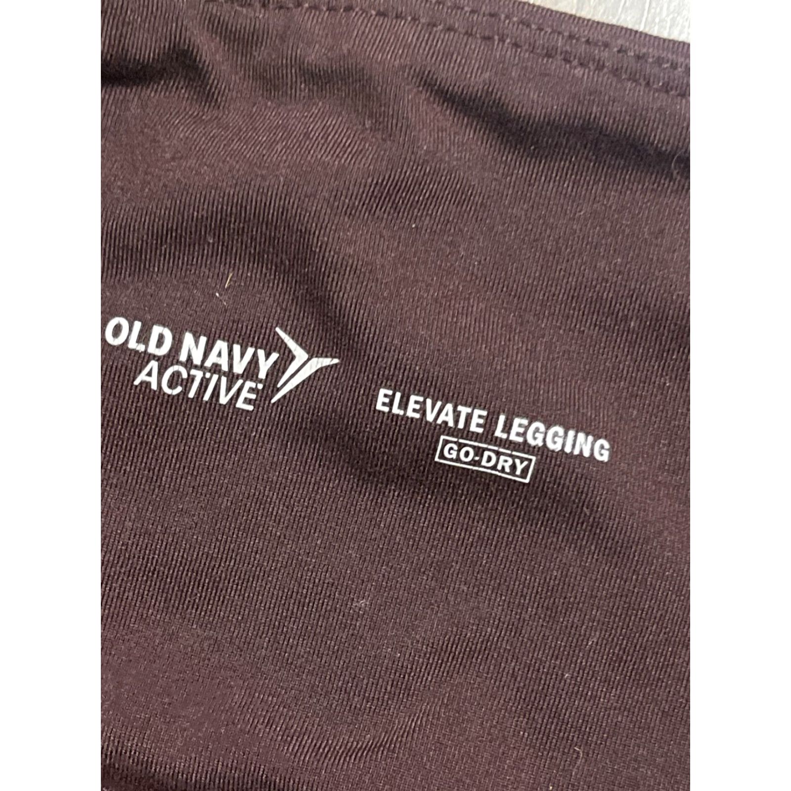 Old Navy Old Navy Leggings Women's Size Small Maroon Pull On Elevate Go-Dry Activewear Size 28" / US 6 / IT 42 - 6 Thumbnail