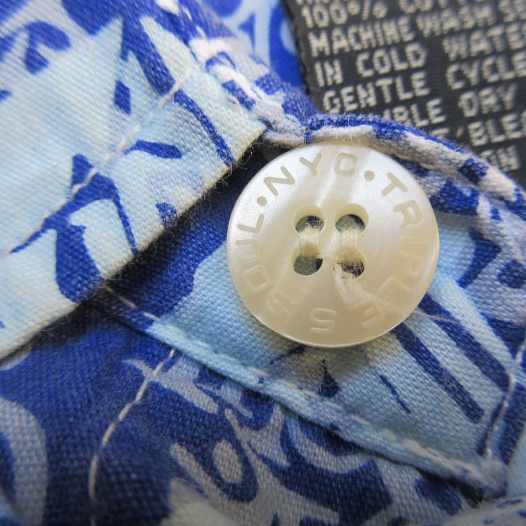 Triple 5 Soul × Vintage Vtg Triple 5 Five Soul Brooklyn NYC Navy S/S Button up hawai Size US M / EU 48-50 / 2 - 7 Thumbnail