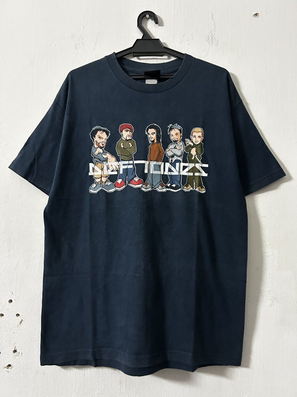 Band Tees Vintage 2000’s band deftones white pony era cartoon design Size US L / EU 52-54 / 3 - 1 Thumbnail