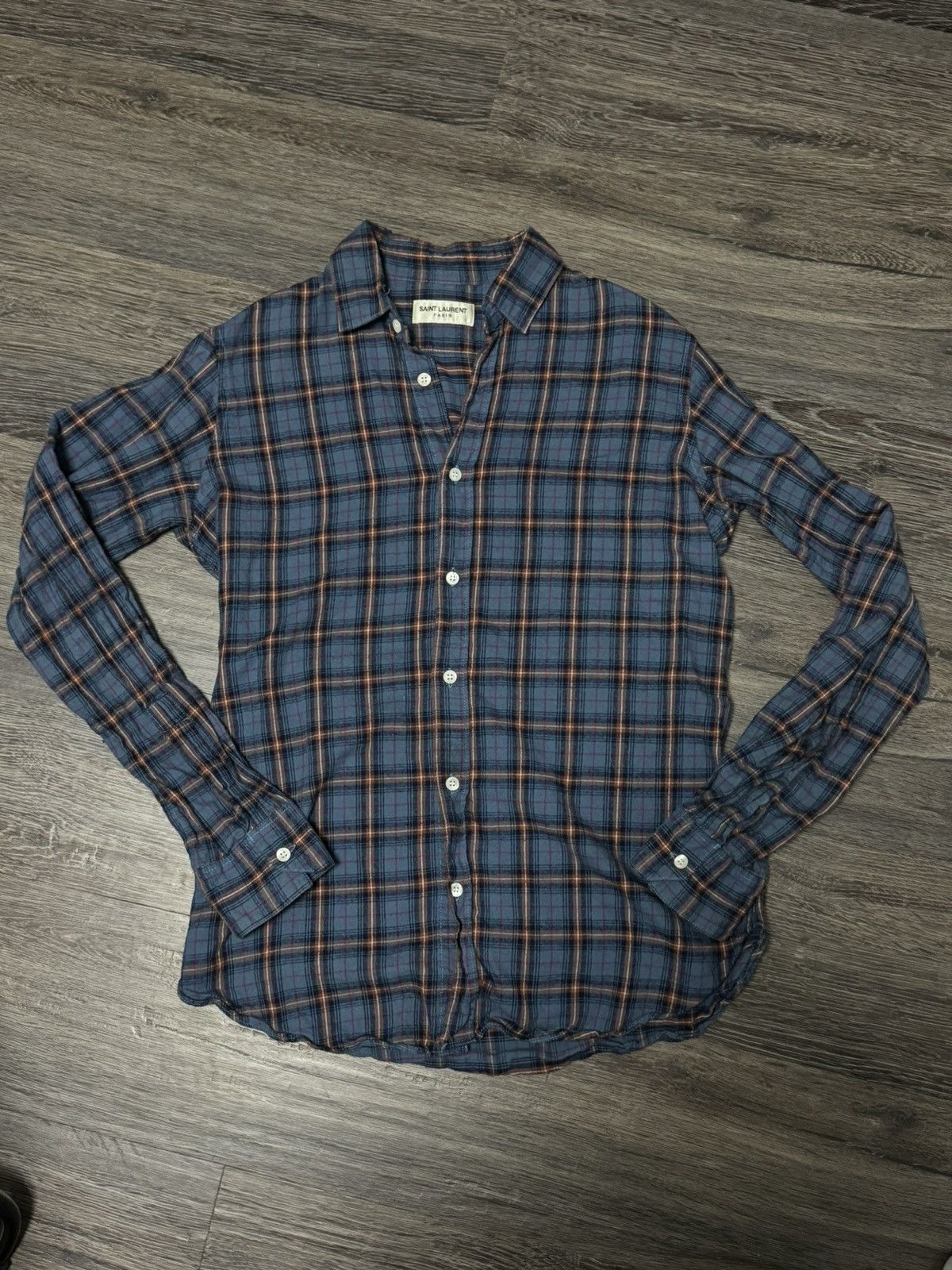 Saint Laurent Paris Saint Laurent flannel shirt Size US M / EU 48-50 / 2 - 5 Thumbnail