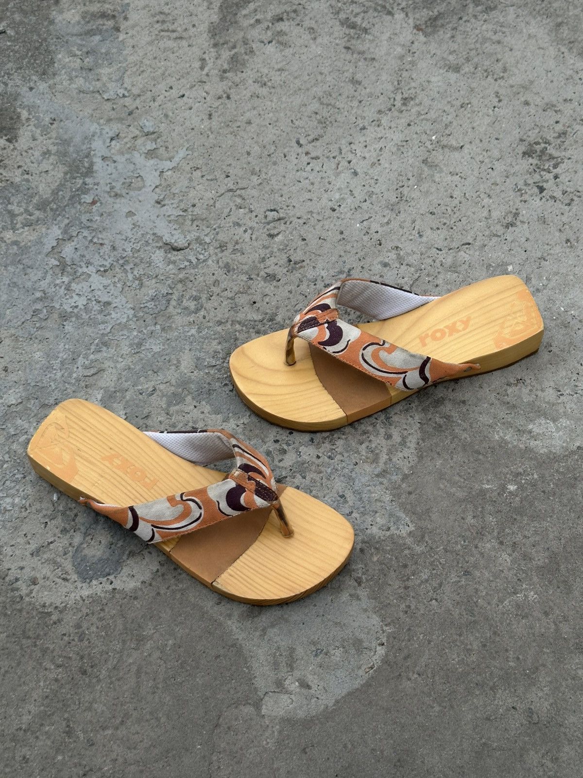 Japanese Brand × Quicksilver Vintage Japanese Style Slip On Quicksilver Wood Platform Y2K Size US 8 / IT 38 - 2 Thumbnail