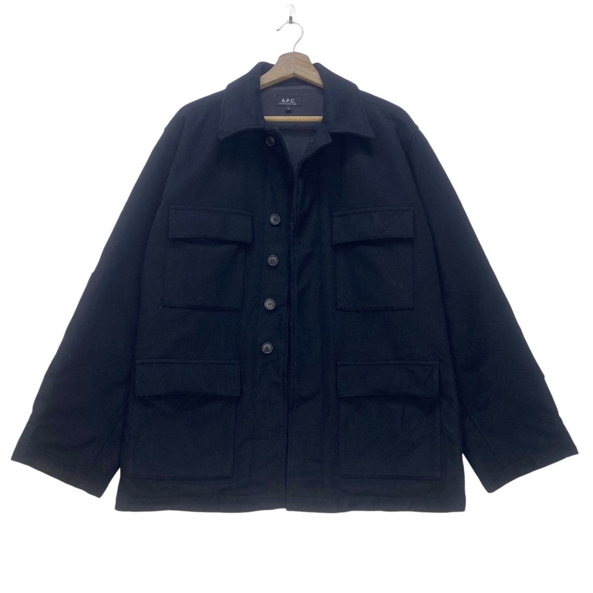 ジャケット・アウター A.P.C. Wool Serge PeaCoat Made in France A.P.C. Rare‼️ Vintage A.P.C Wool Pea Coat Made in France
