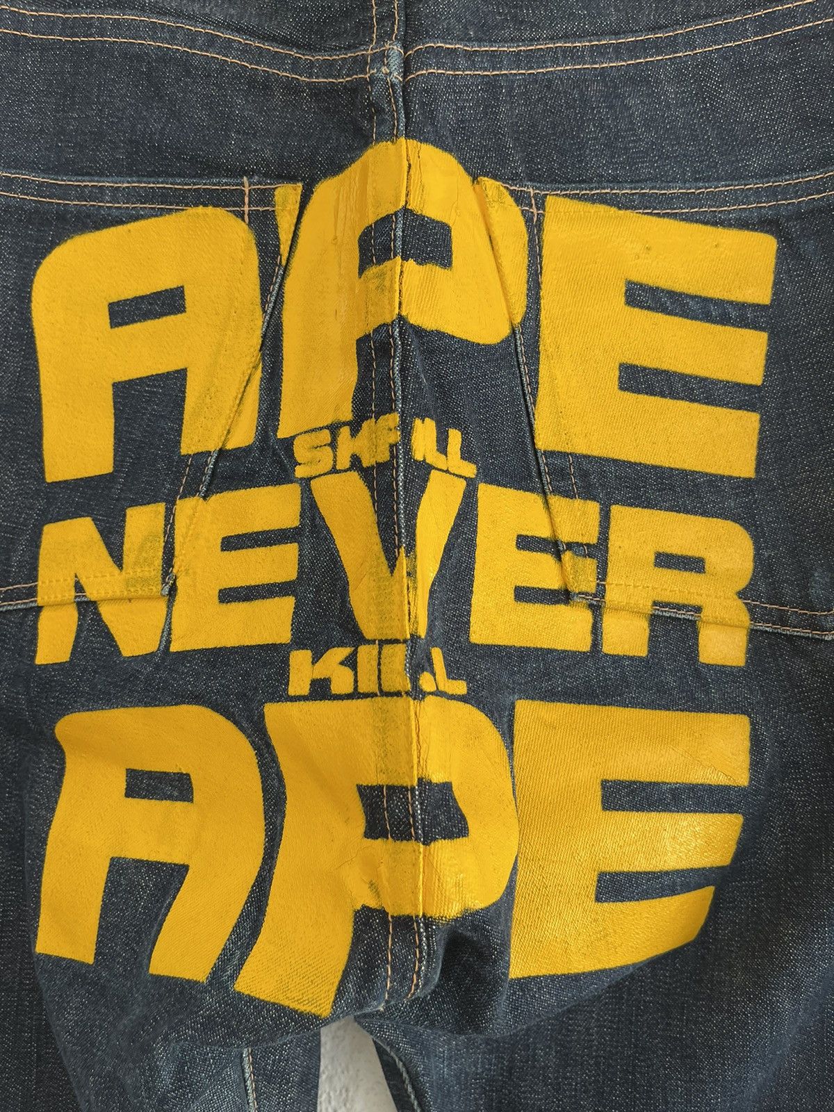 Bape Bape Ape Shall Never Kill Ape Pants Size US 32 / EU 48 - 3 Thumbnail