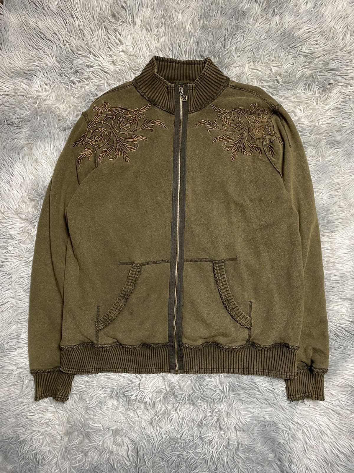 Japanese Brand × Vintage Vintage Cult Industries Olive Green Jacket L Size US L / EU 52-54 / 3 - 1 Thumbnail