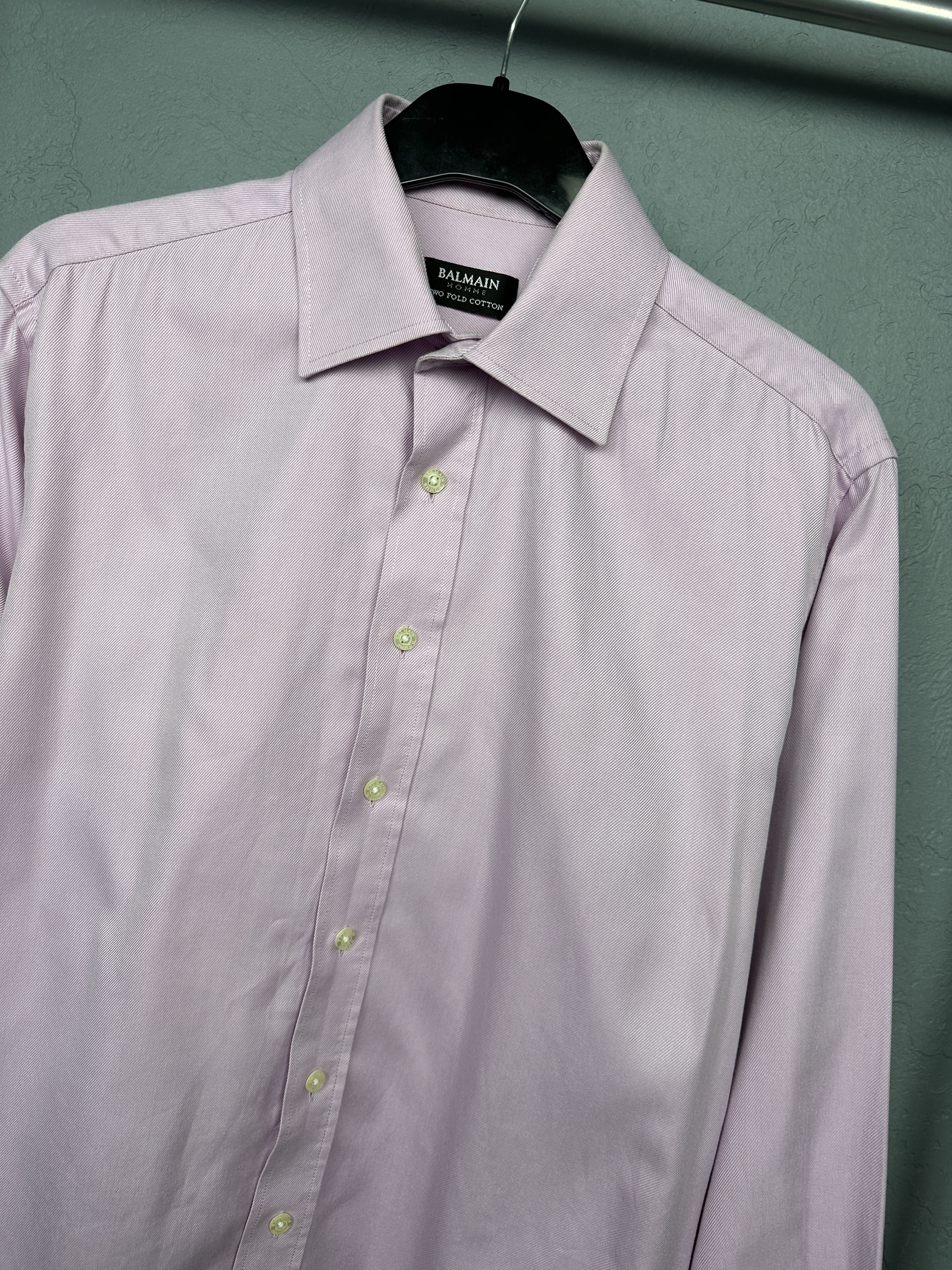 Balmain Balmain Homme Vintage Mens Long Sleeve Shirt Size US L / EU 52-54 / 3 - 2 Thumbnail