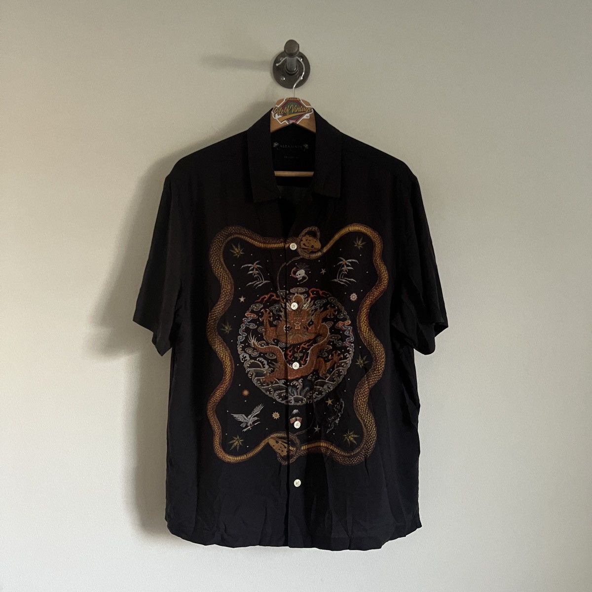Allsaints Psychadelia Shirt Light Button Up Size US S / EU 44-46 / 1 - 1 Thumbnail