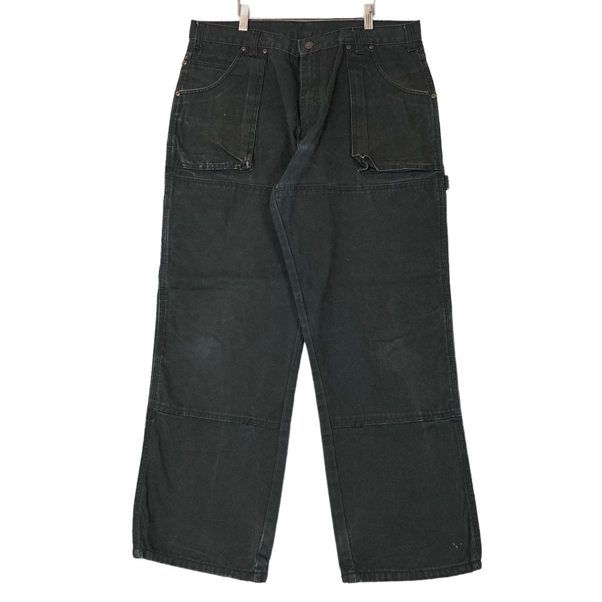Dickies Vintage Y2K Dickies Distressed Double Knee Pants 35x28 Size US 35 - 1 Thumbnail