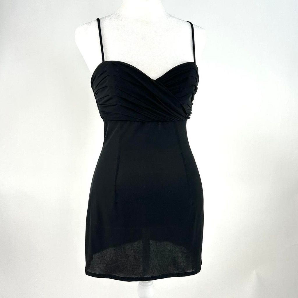 Dior 1970s-80s archival Dior black evening dress Size S / US 4 / IT 40 - 1 Thumbnail