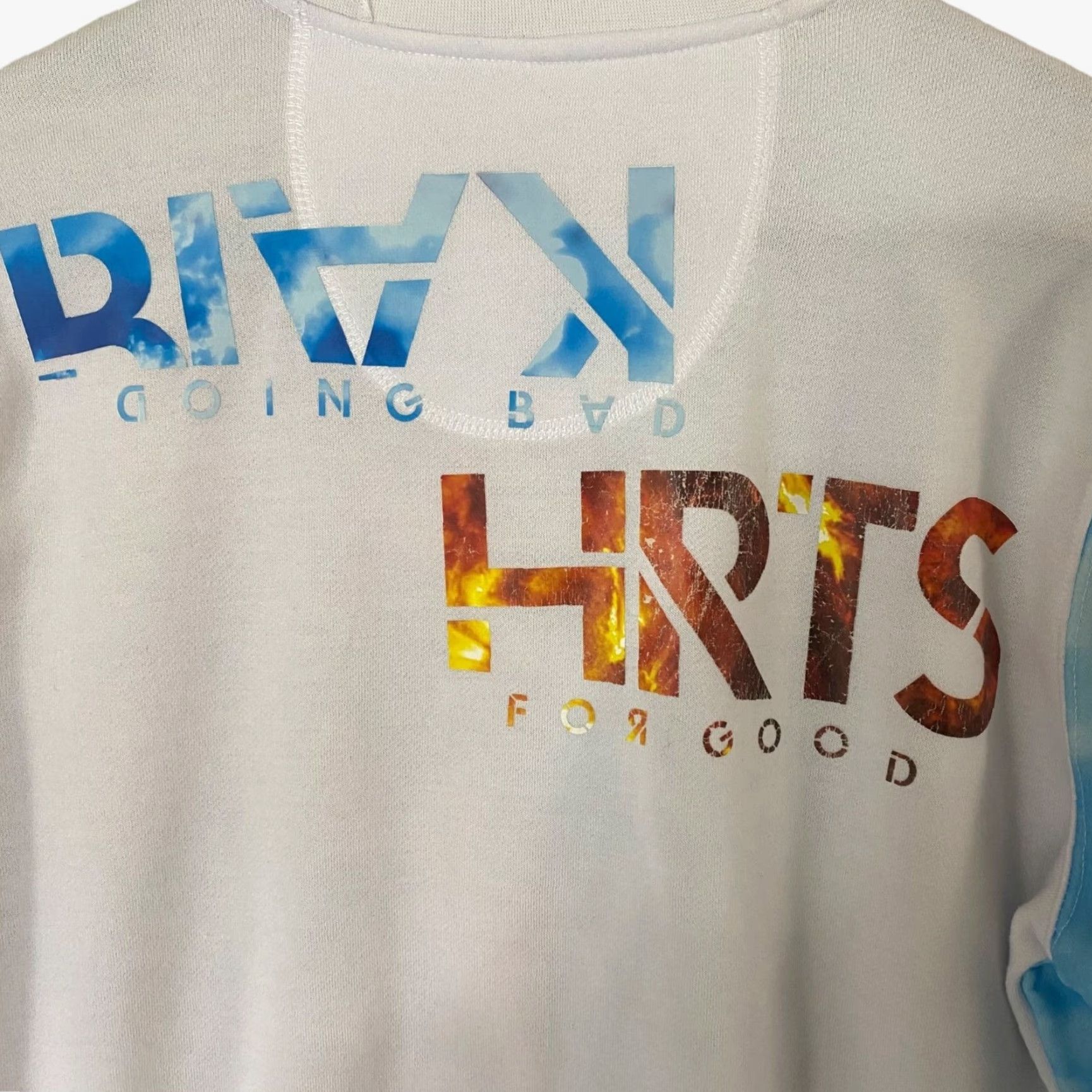 Rocawear Rocawear Praying Skeleton Crewneck Sweatshirt Pullover Mens Medium White Graphic Multicolor Polyester Streetwear Size US M / EU 48-50 / 2 - 6 Thumbnail