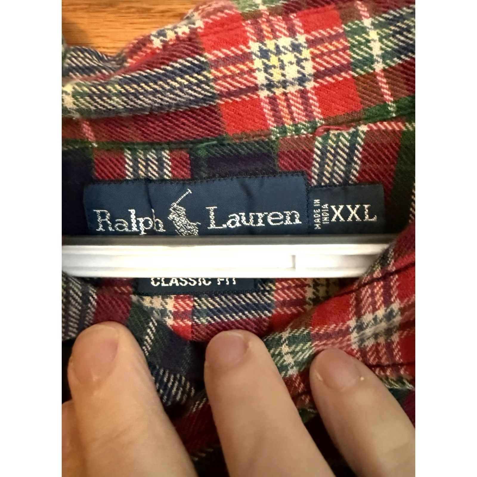 Ralph Lauren Ralph Lauren Classic Fit Flannel Shirt Mens XXL Green Plaid Button-Down Collared Button-Up 100% Cotton Vintage: No Size US XXL / EU 58 / 5 - 5 Thumbnail
