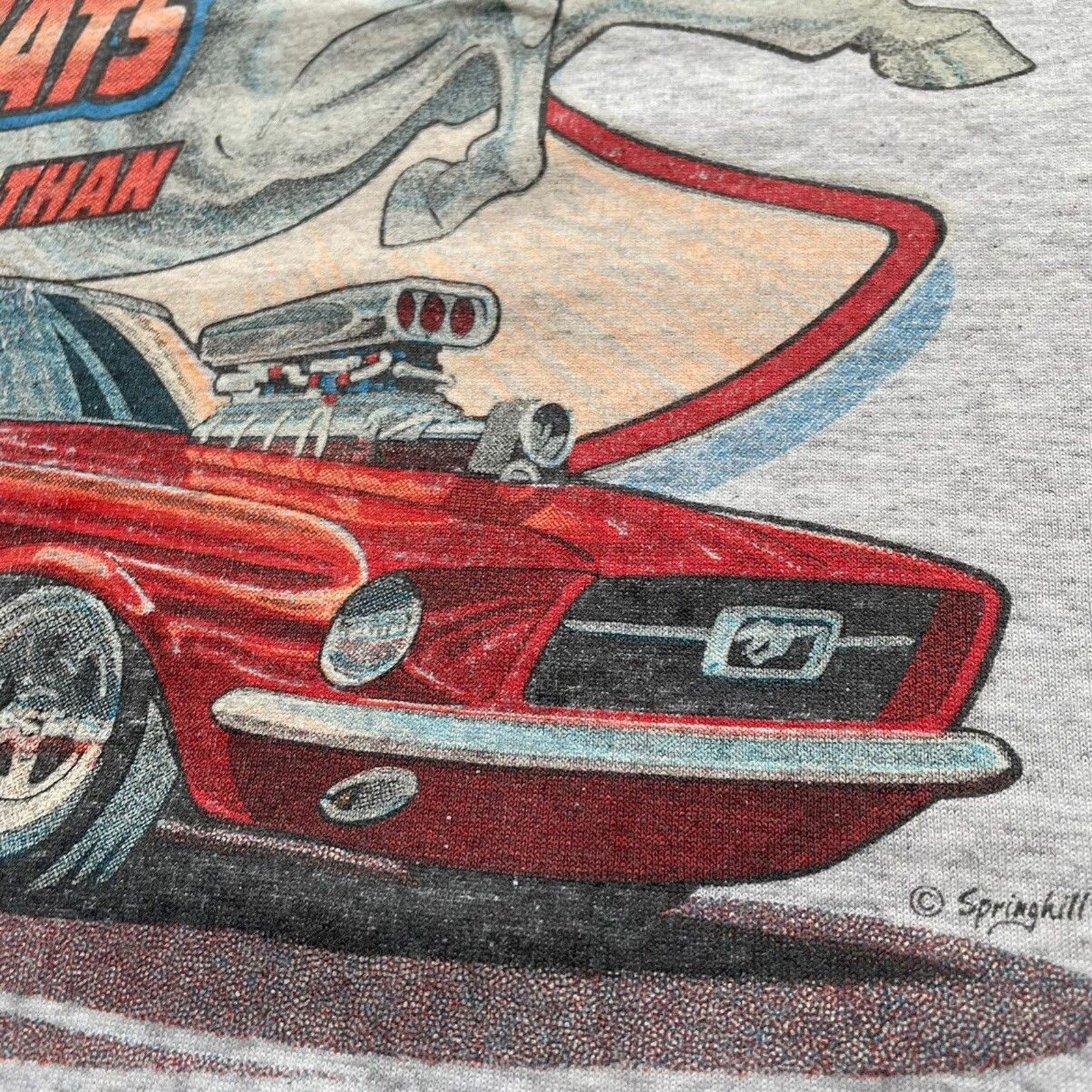 Ford × Vintage Vintage 90s Ford Mustang Art T Shirt Large Made In USA Rare Size US L / EU 52-54 / 3 - 8 Thumbnail