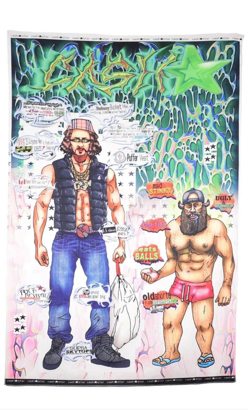 Other Brand New Sam Hyde Cash Star Liver King Tapestry 5 Ft Size ONE SIZE - 1 Thumbnail