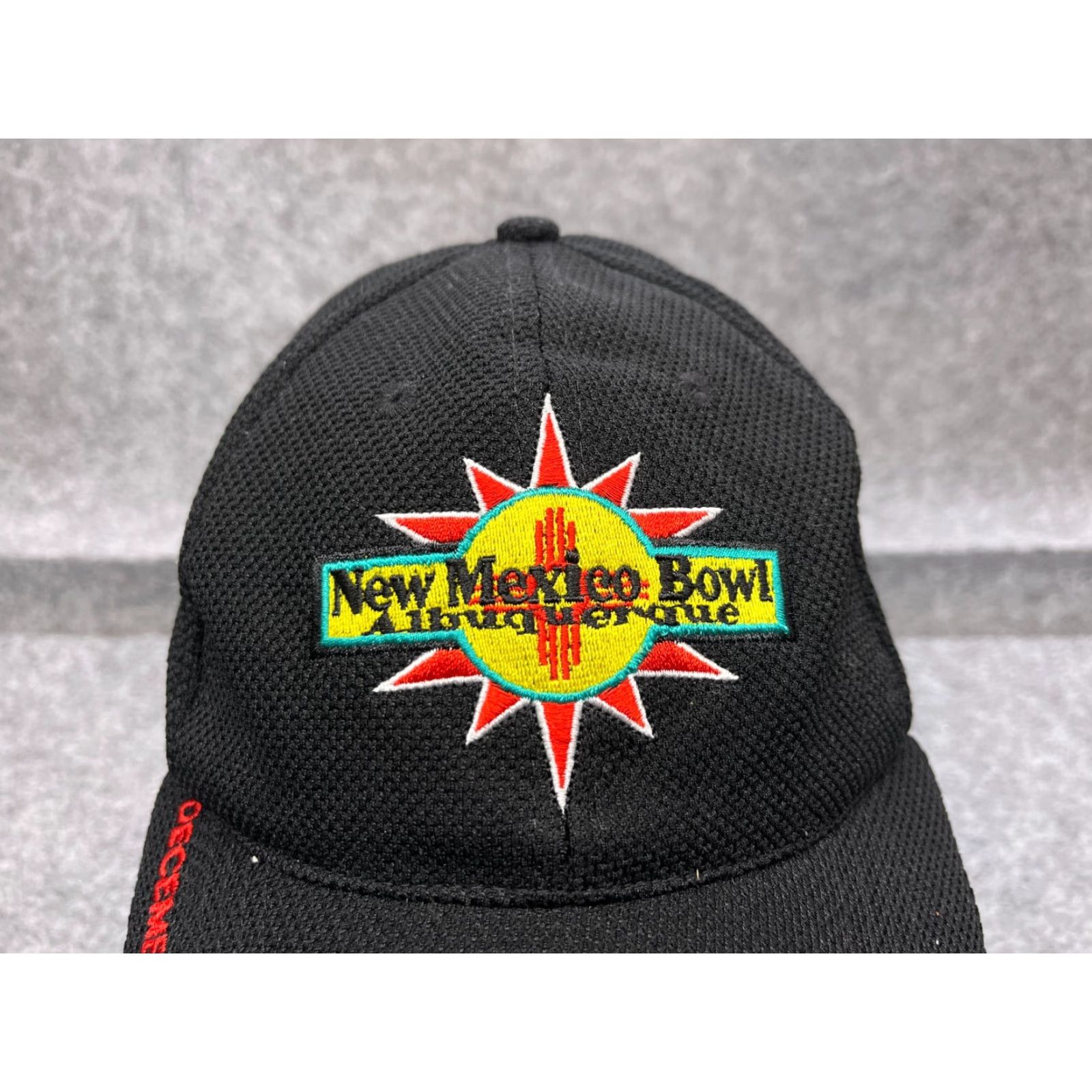 Vintage New Mexico Albuquerque Hat Cap Strap Back Adult One Size Black Polyester Size ONE SIZE - 2 Thumbnail
